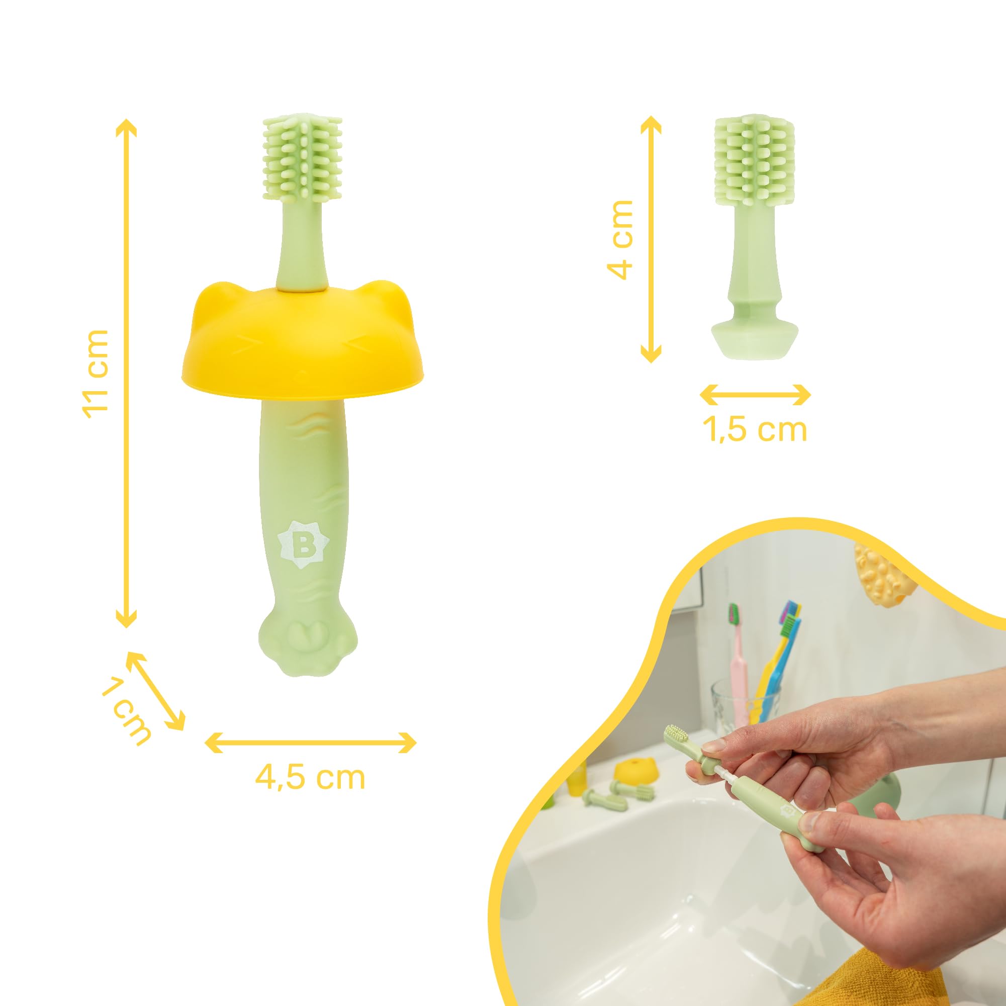 badabulle-mitwachsende-baby-zahnb-rste-aus-silikon-mit-3-austauschbaren-aufs-tze image 8
