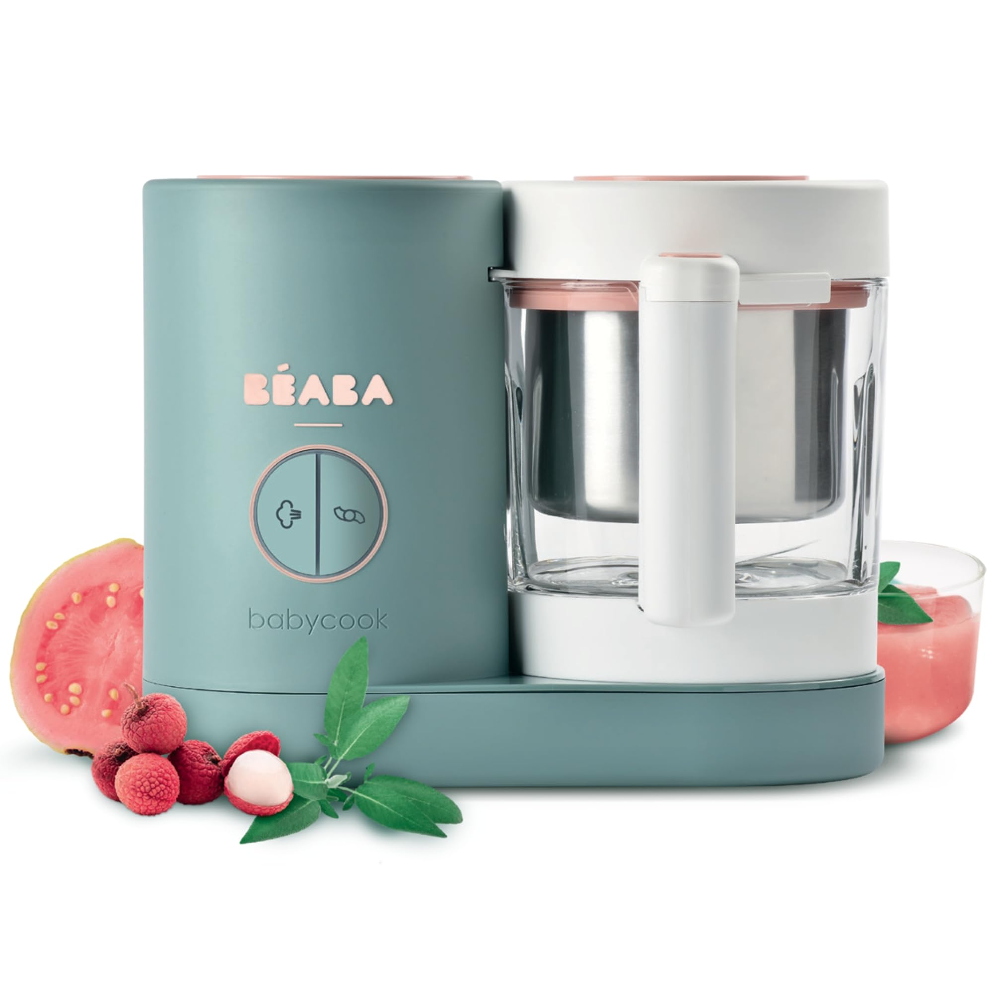 b-aba-babycook-neo-6-in-1-babynahrungszubereiter-mit-glaskrug-und-edelstahl-gark image 1