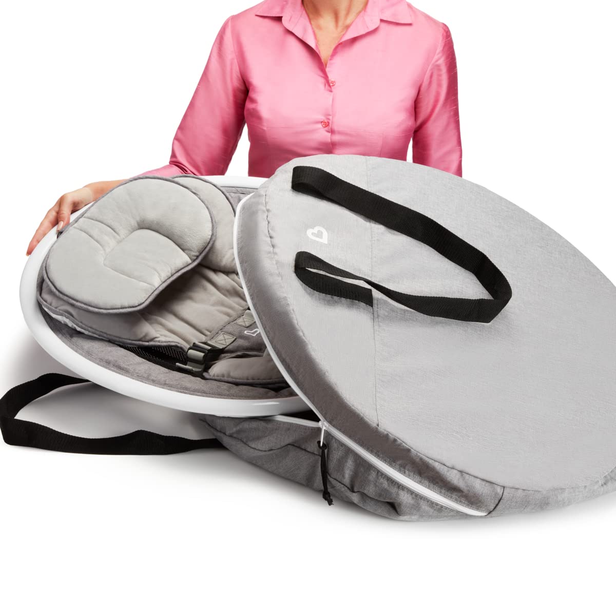 munchkin-babyschaukel-reise-und-aufbewahrungstasche-grau-transporttasche-mit-gri image 4