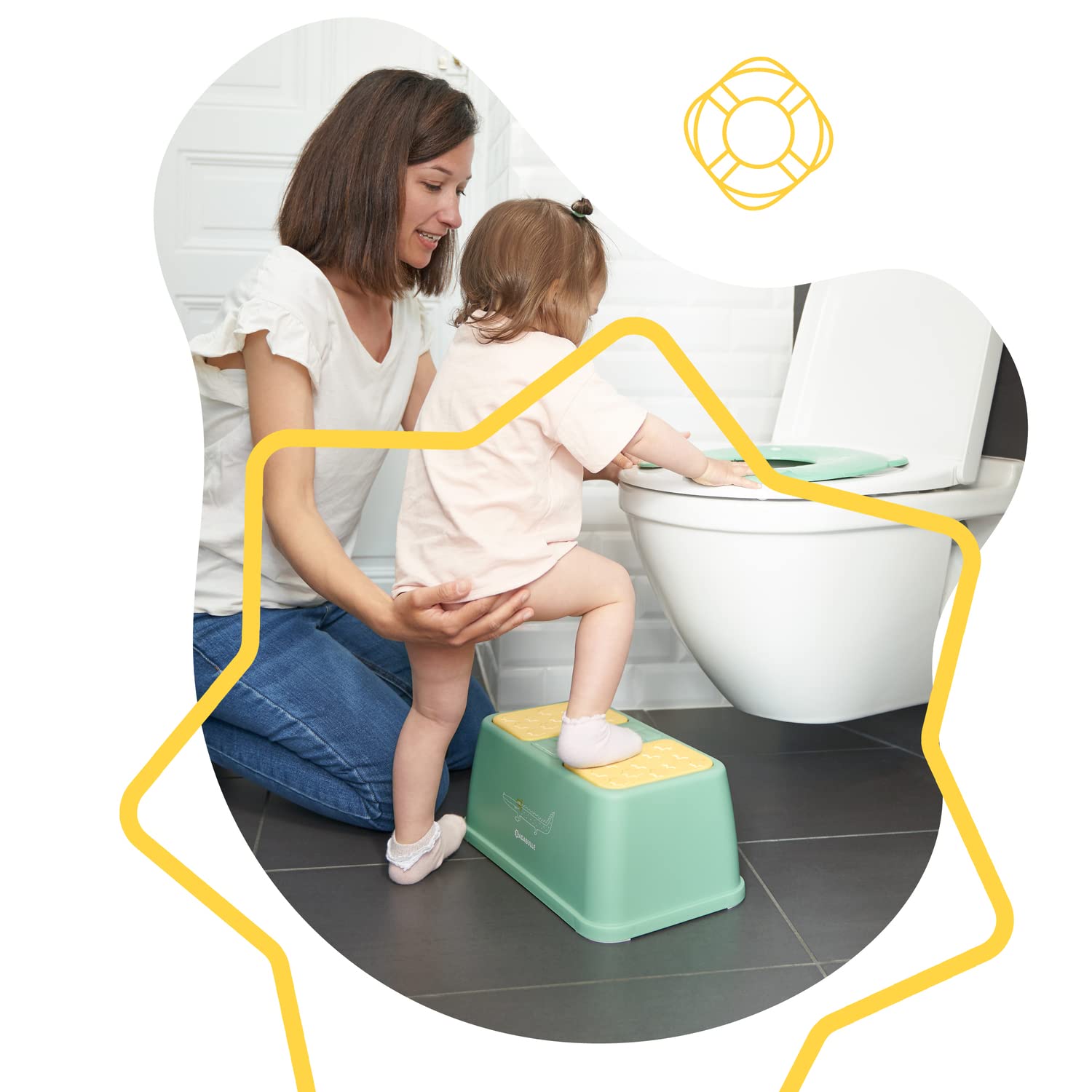 badabulle-tritthocker-f-r-kinder-rutschfest-15-cm-erh-hung-bis-60-kg image 2