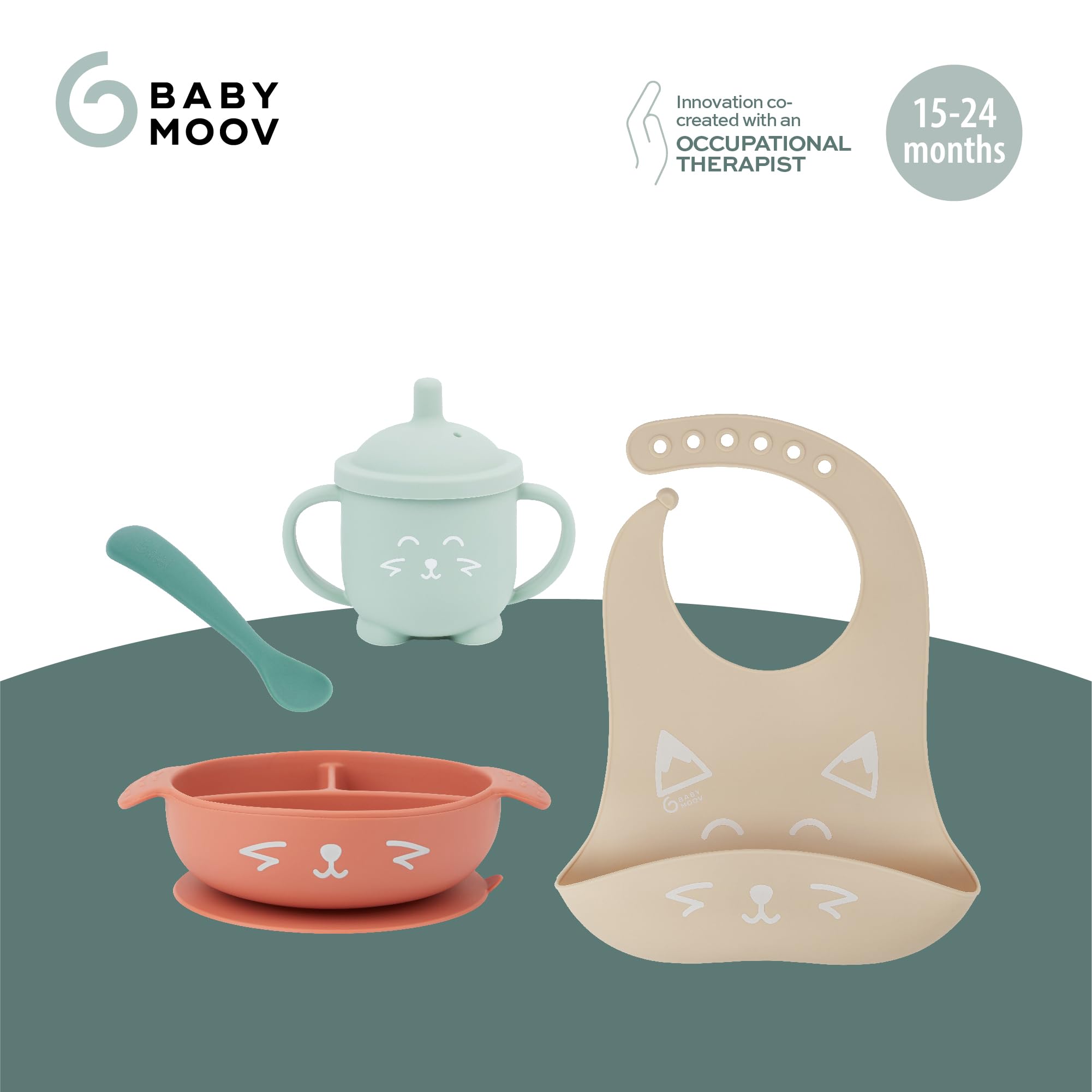 babymoov-learn-isy-hund-geschirrset-4-teilig-aus-silikon-trinklernbecher-l-tzche image 3
