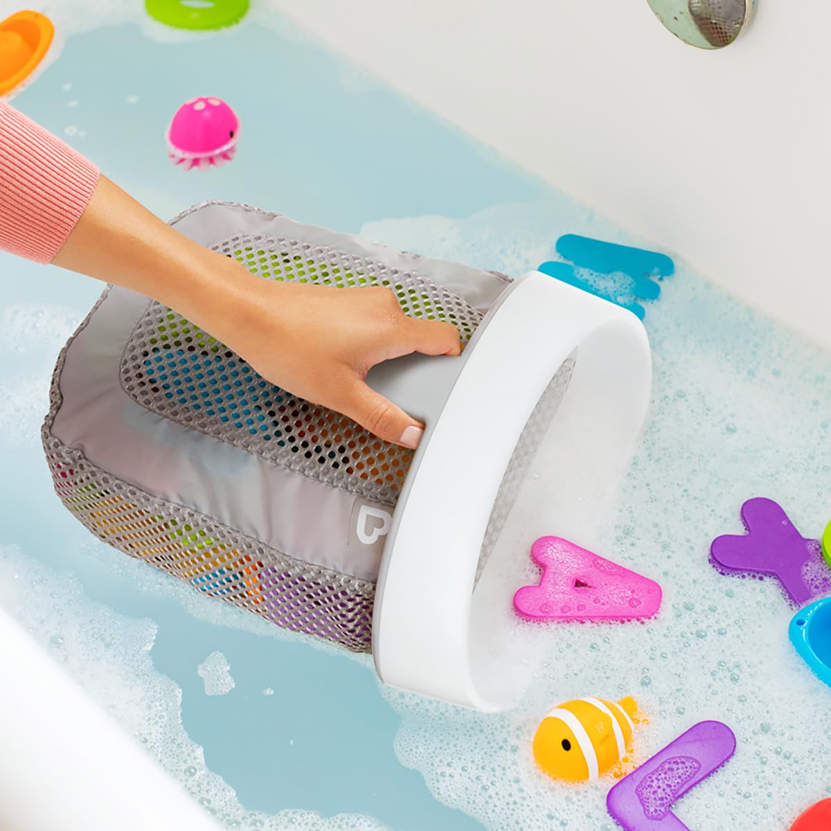munchkin-super-scoop-badespielzeug-sammler-und-aufbewahrungsnetz-mit-wandhaken-1 image 5