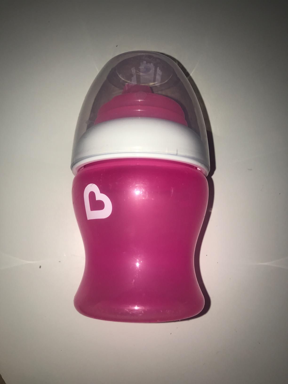 Perfekter Übergang von der Flasche