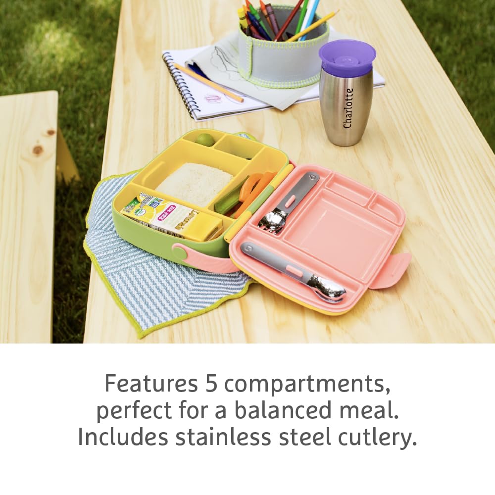 munchkin-bento-brotdose-5-f-cher-f-r-babys-und-kleinkinder-lunchbox-mit-edelstah image 3