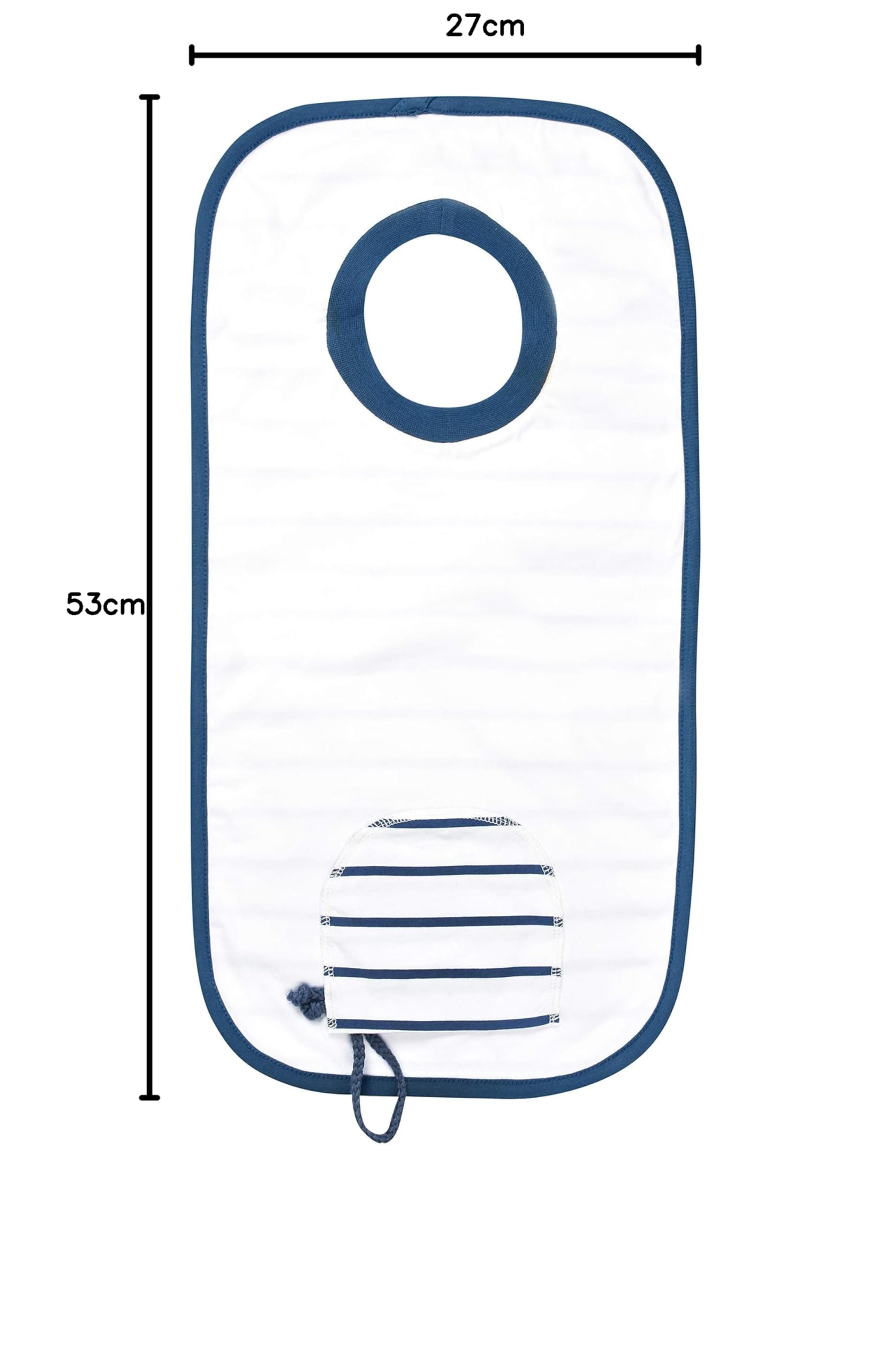 b-aba-ultralang-baumwoll-l-tzchen-mitwachsend-gestreift-53-x-27-cm-elastischer-t image 6