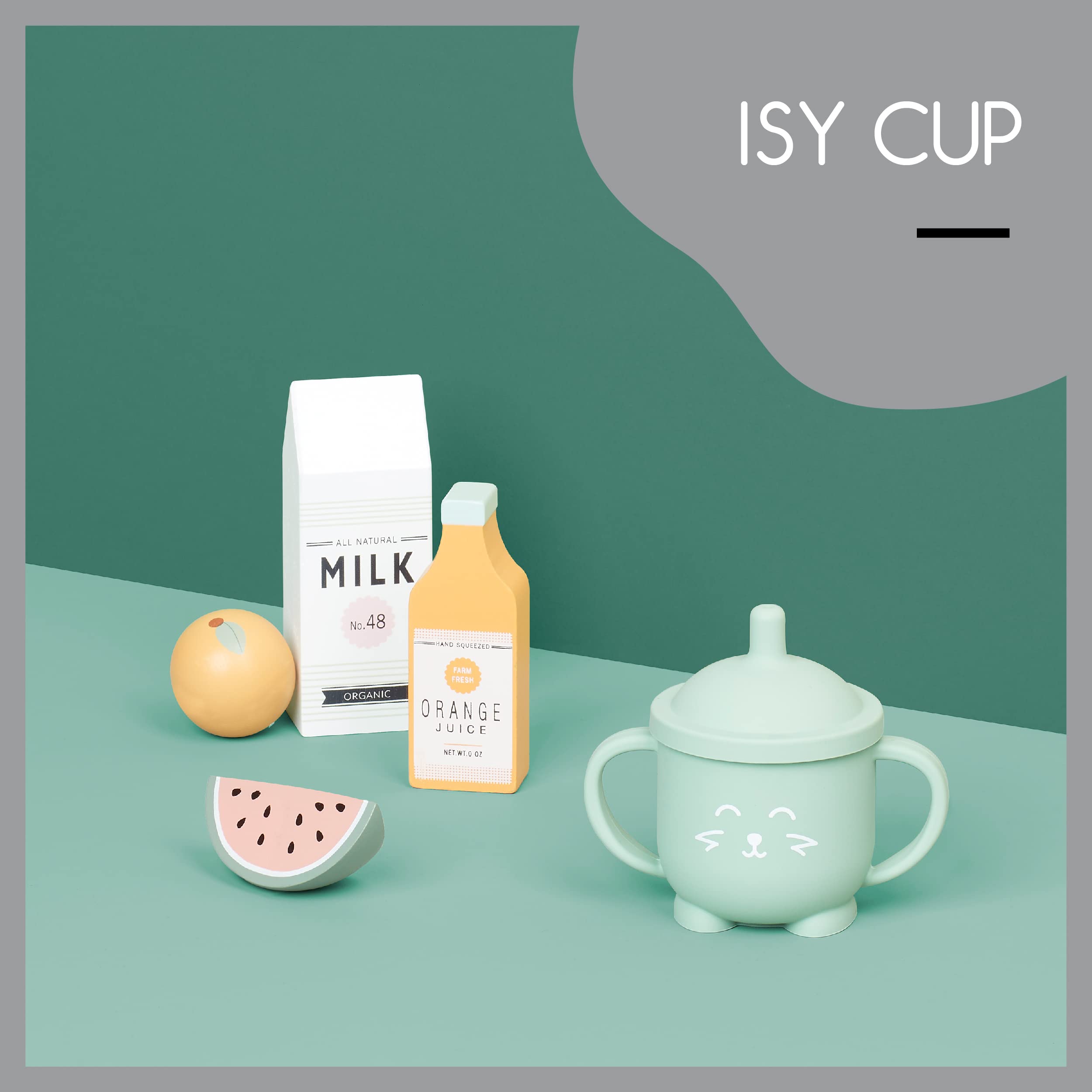 babymoov-isy-cup-trinklernbecher-mit-strohhalm-150-ml-auslaufsicher-ab-6-monaten image 2