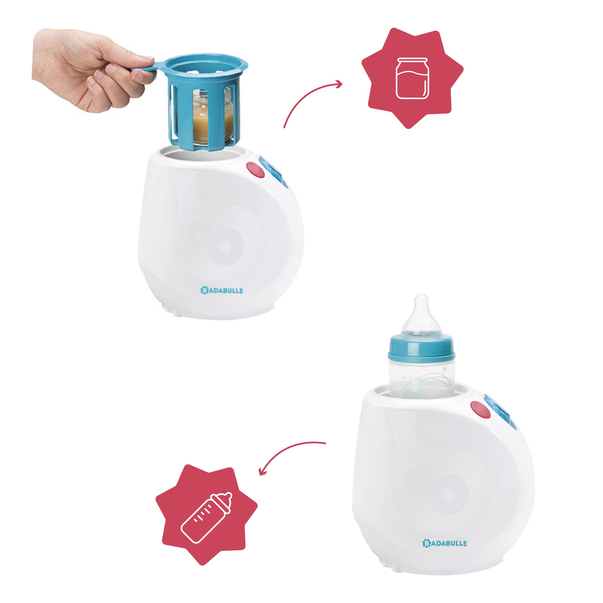 badabulle-easy-plus-heim-auto-flaschenw-rmer-babykostw-rmer-mit-dosierer-erw-rmt image 3