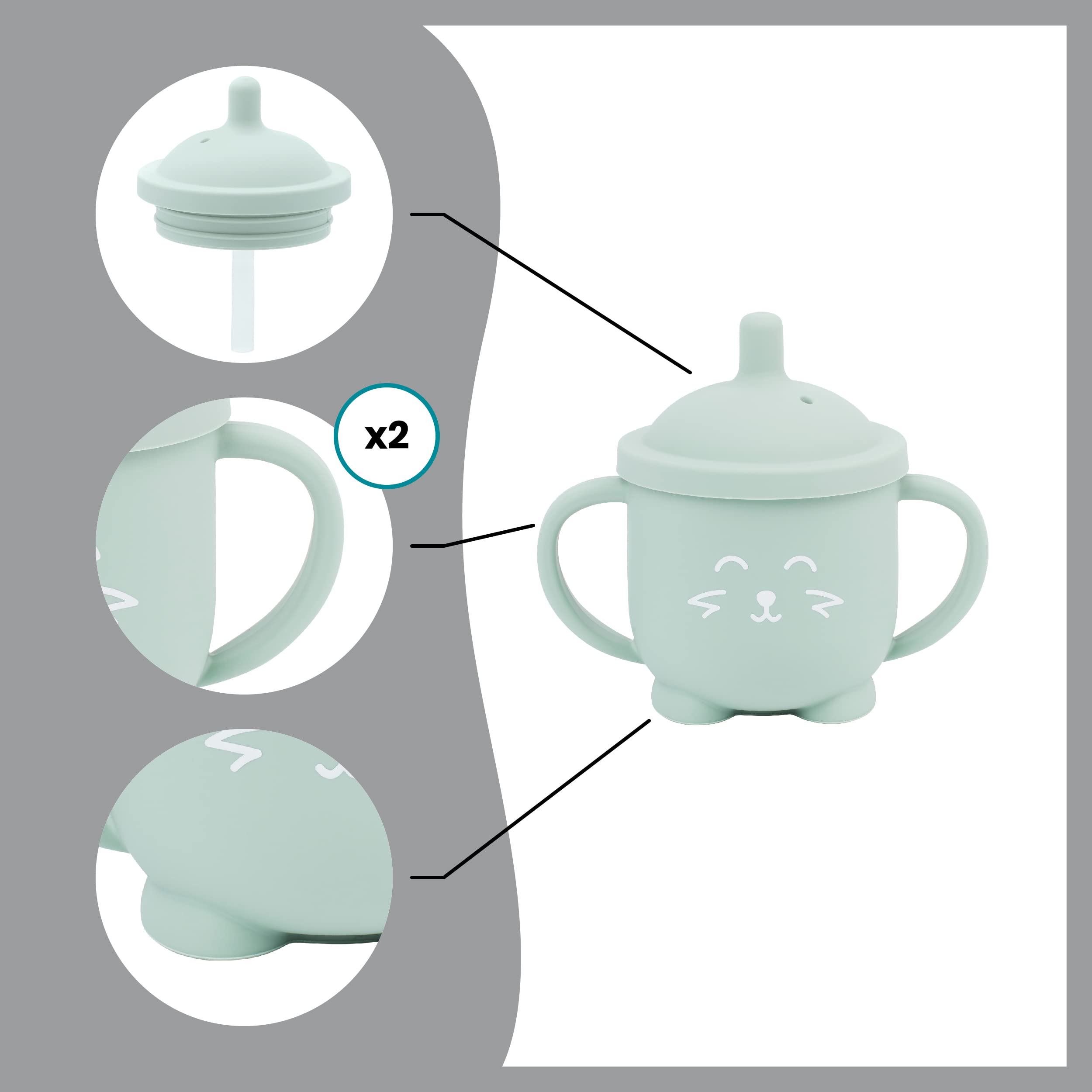babymoov-isy-cup-trinklernbecher-mit-strohhalm-150-ml-auslaufsicher-ab-6-monaten image 4