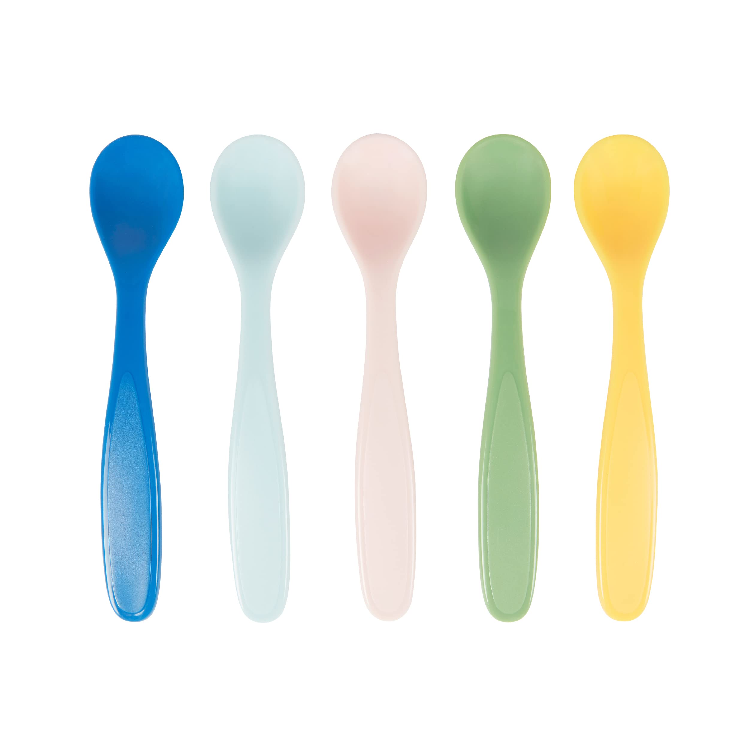 badabulle-baby-l-ffel-5er-set-weich-flexibel-aus-silikon-ab-6-monaten-bpa-frei image 1