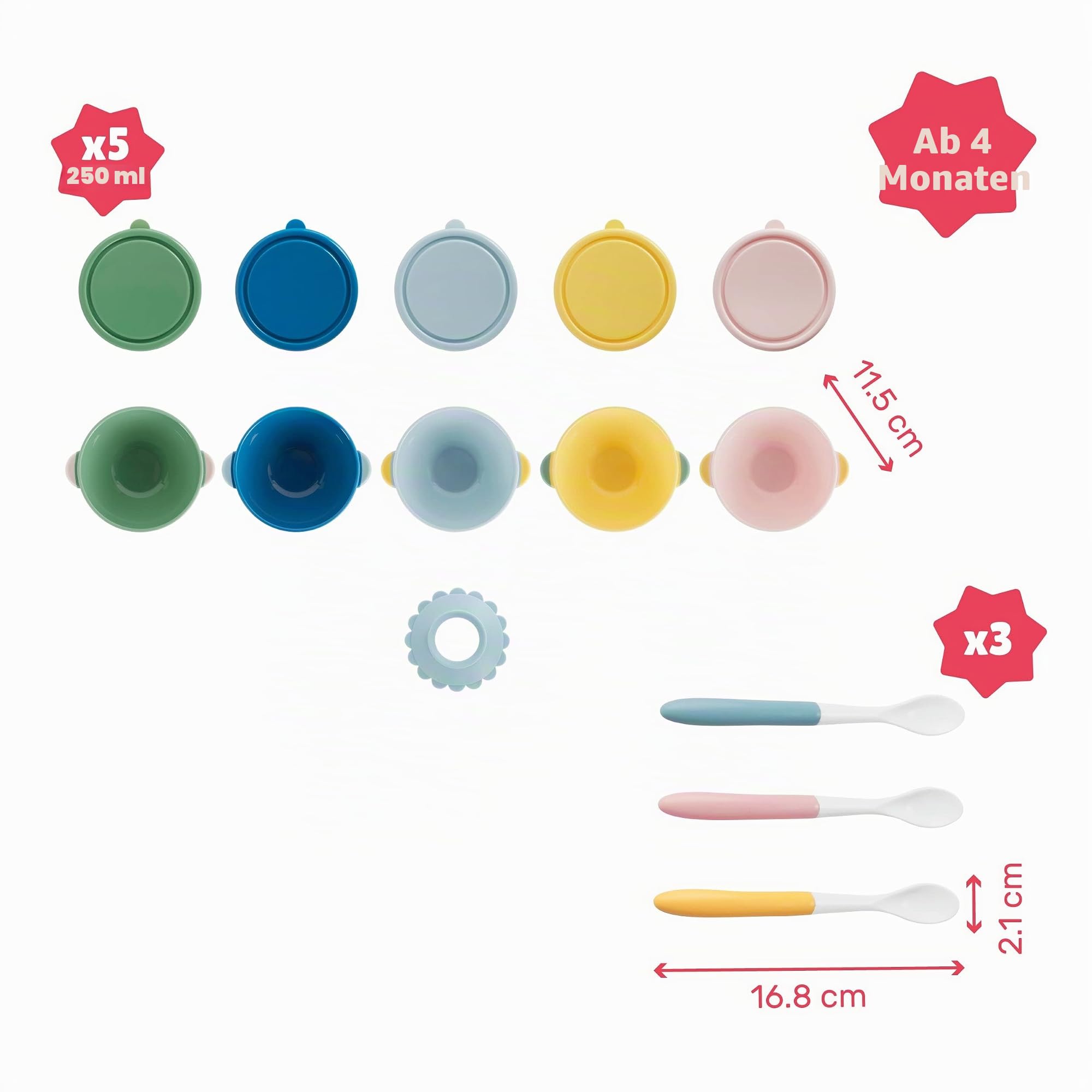 badabulle-funcolor-bowls-5er-set-breischalen-mit-saugnapf-3-babyl-ffel-330-ml-he image 4