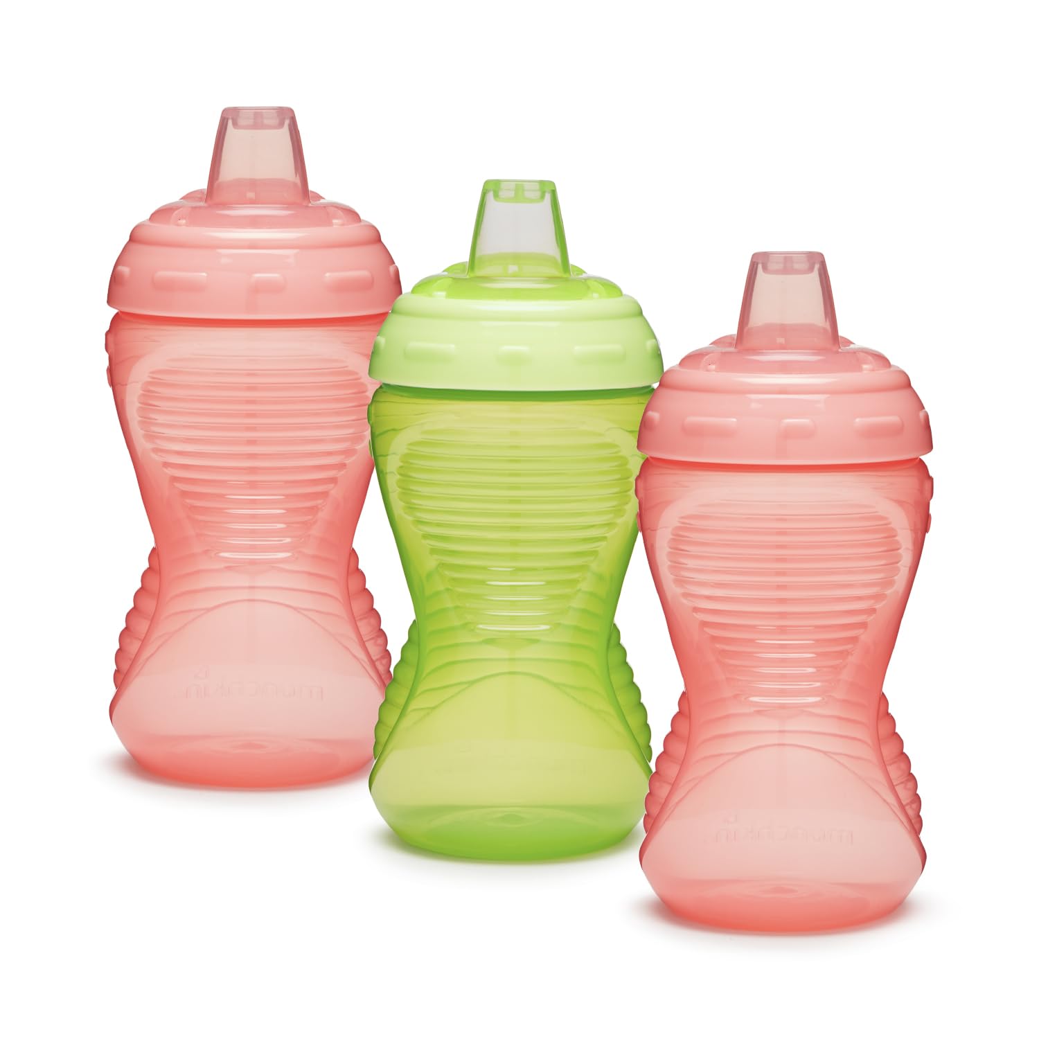 munchkin-mighty-grip-trinklernbecher-3er-pack-296-ml-weicher-silikonschnabel-aus image 1
