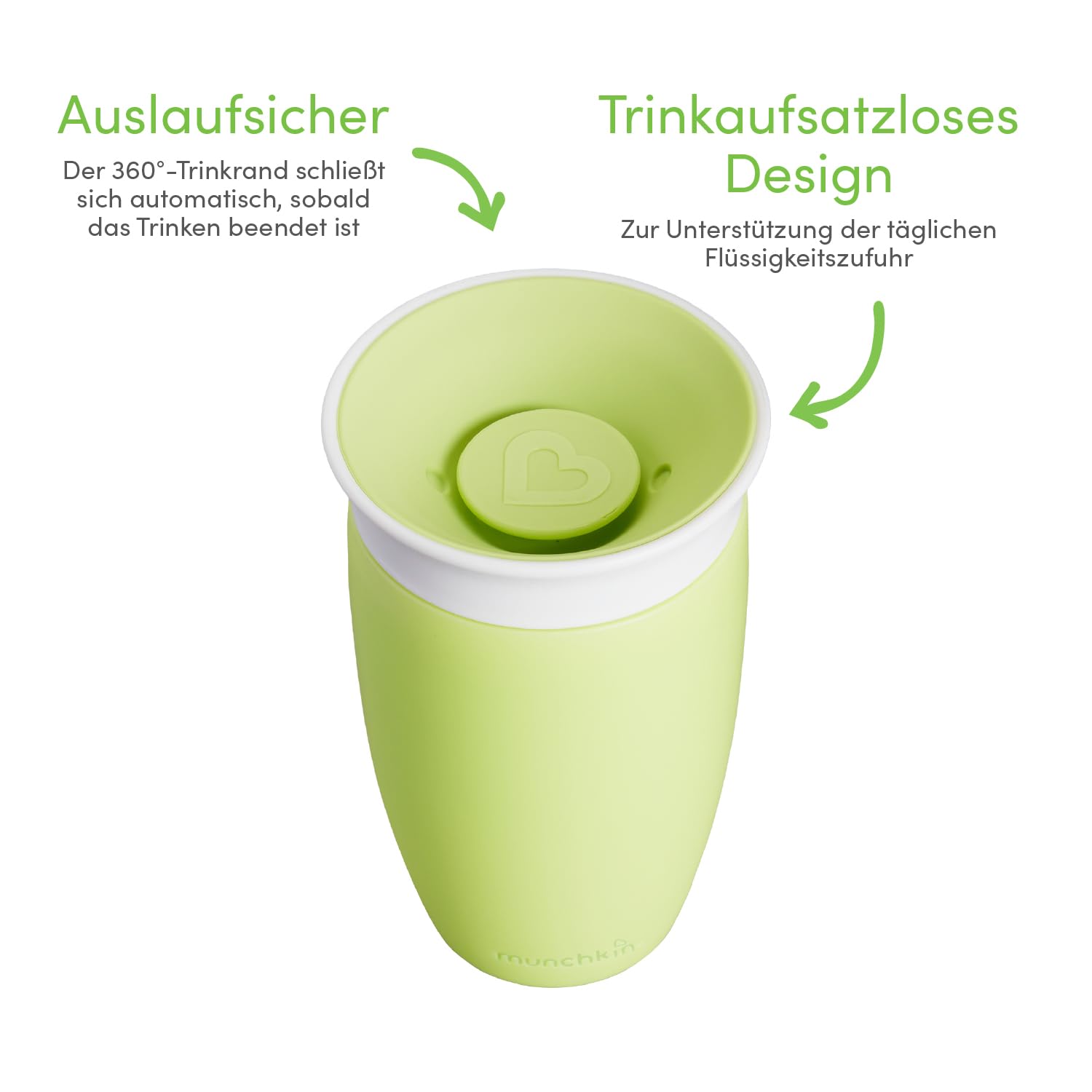 munchkin-miracle-360-trinkbecher-296-ml-bpa-frei-auslaufsicher-gr-n-ab-12-monate image 3