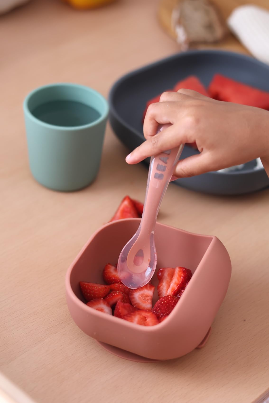 b-aba-baby-essensset-silikon-4-teilig-mit-saugnapf-teller-sch-ssel-glas-und-l-ff image 8