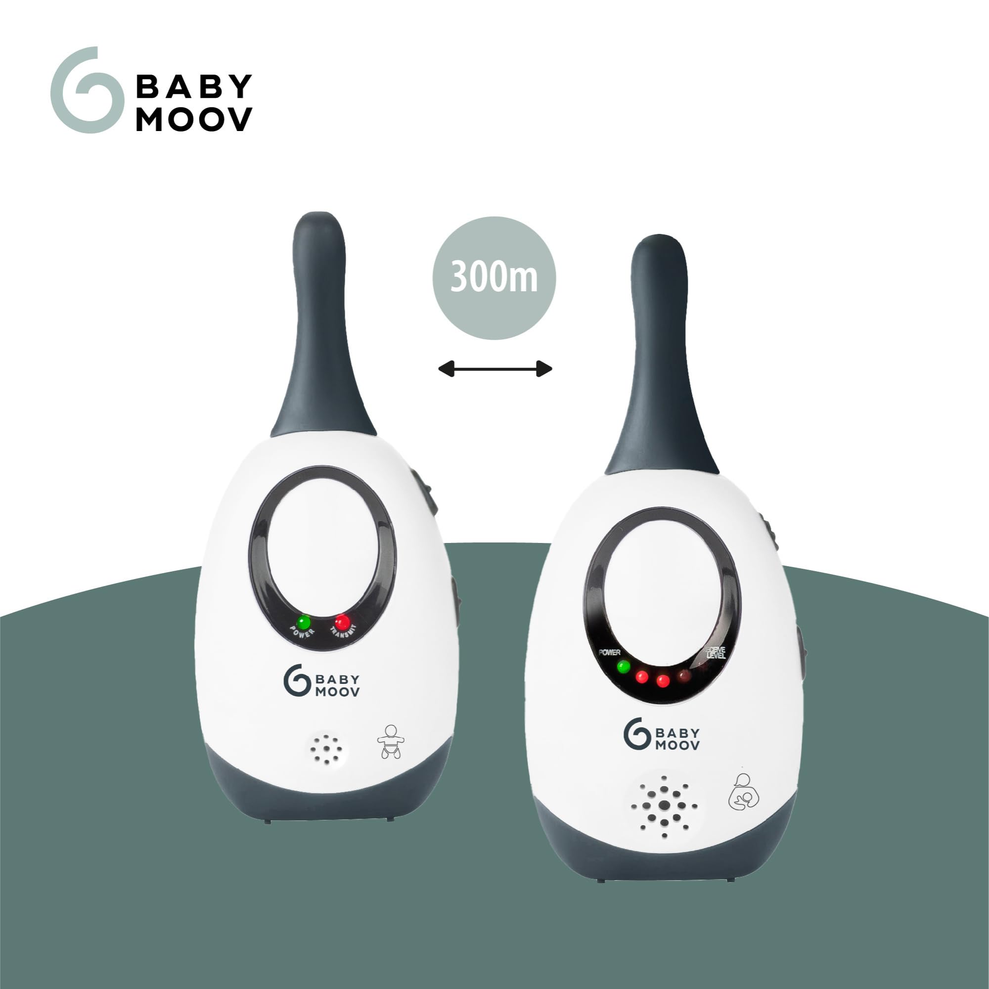 babymoov-babyphone-simply-care-analoges-audio-babyphone-strahlungsarm-300-m-reic image 3