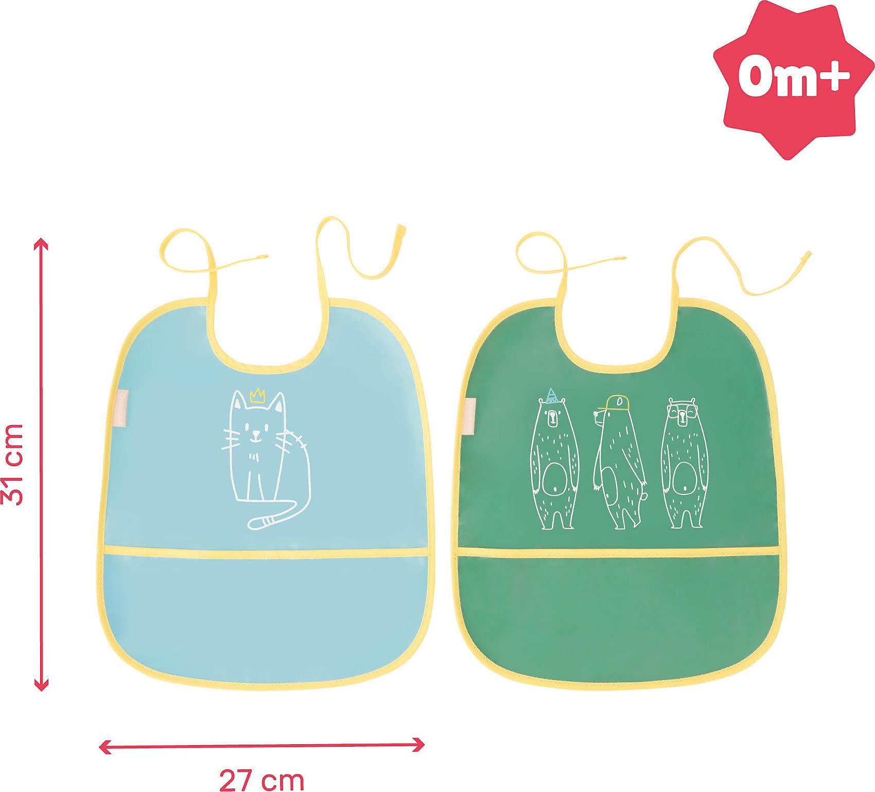 badabulle-l-tzchen-2er-set-wasserfeste-babyl-tzchen-mit-auffangtasche-verstellba image 4