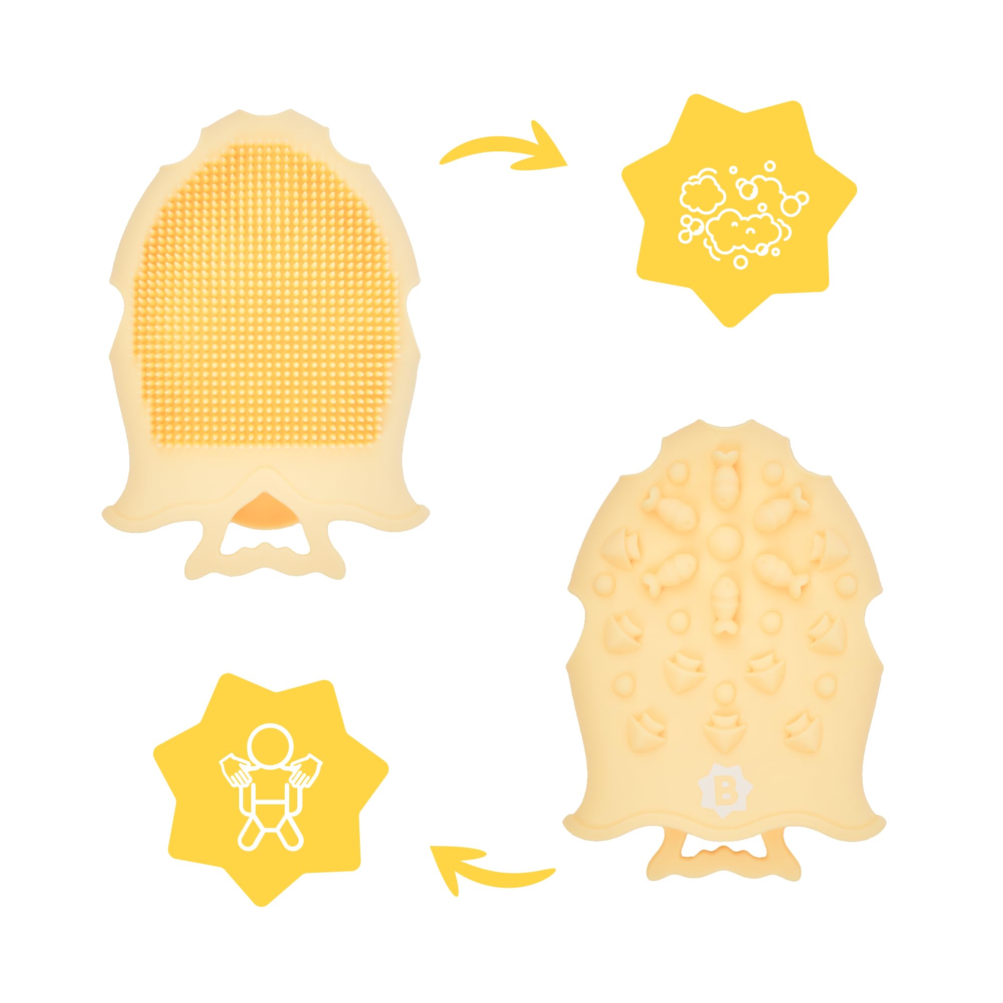 badabulle-massageb-rste-aus-silikon-2-in-1-f-r-milchschorf-babykopfmassage-weich image 4