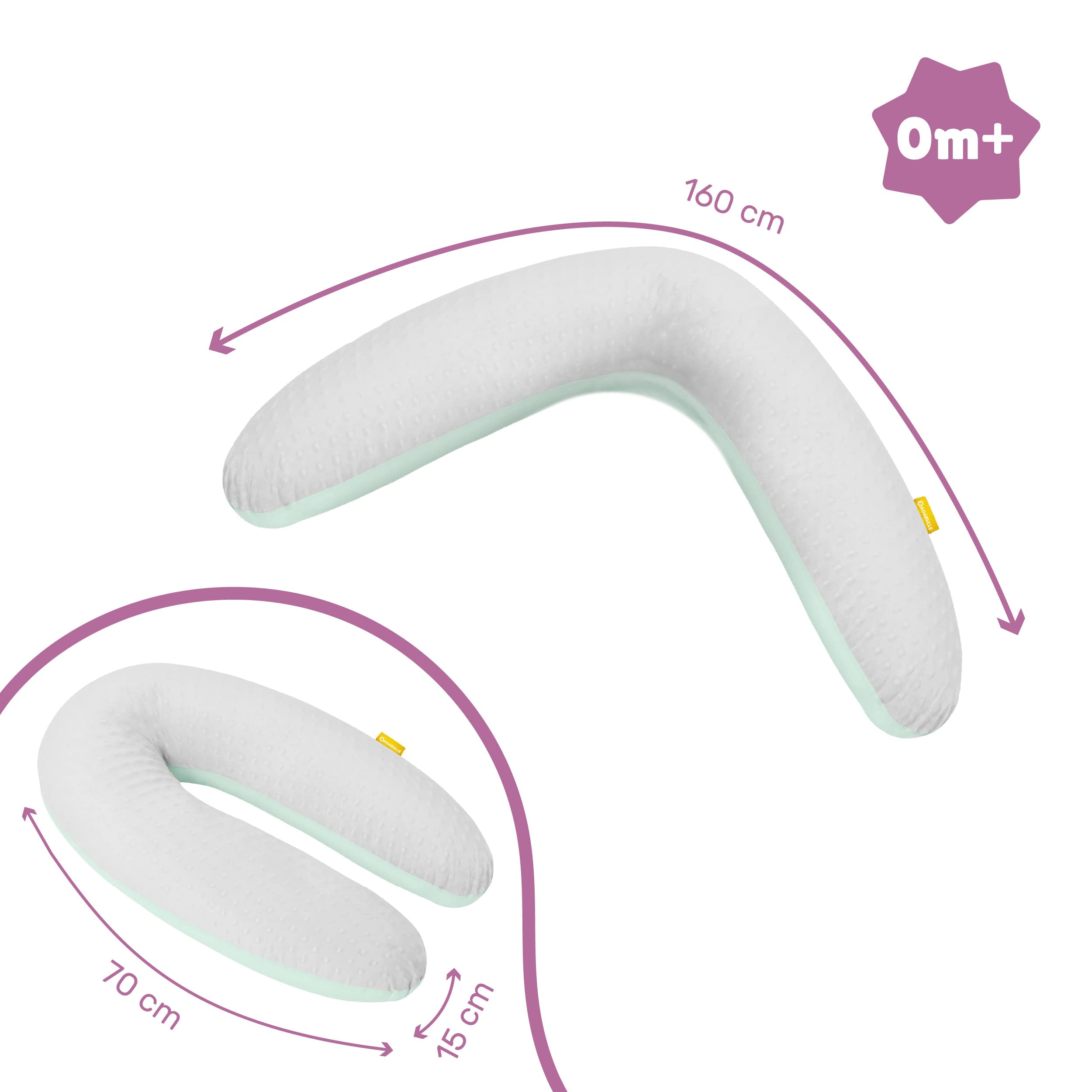 badabulle-stillkissen-schwangerschaftskissen-fluffy-150-cm-ergonomisches-2-in-1- image 6