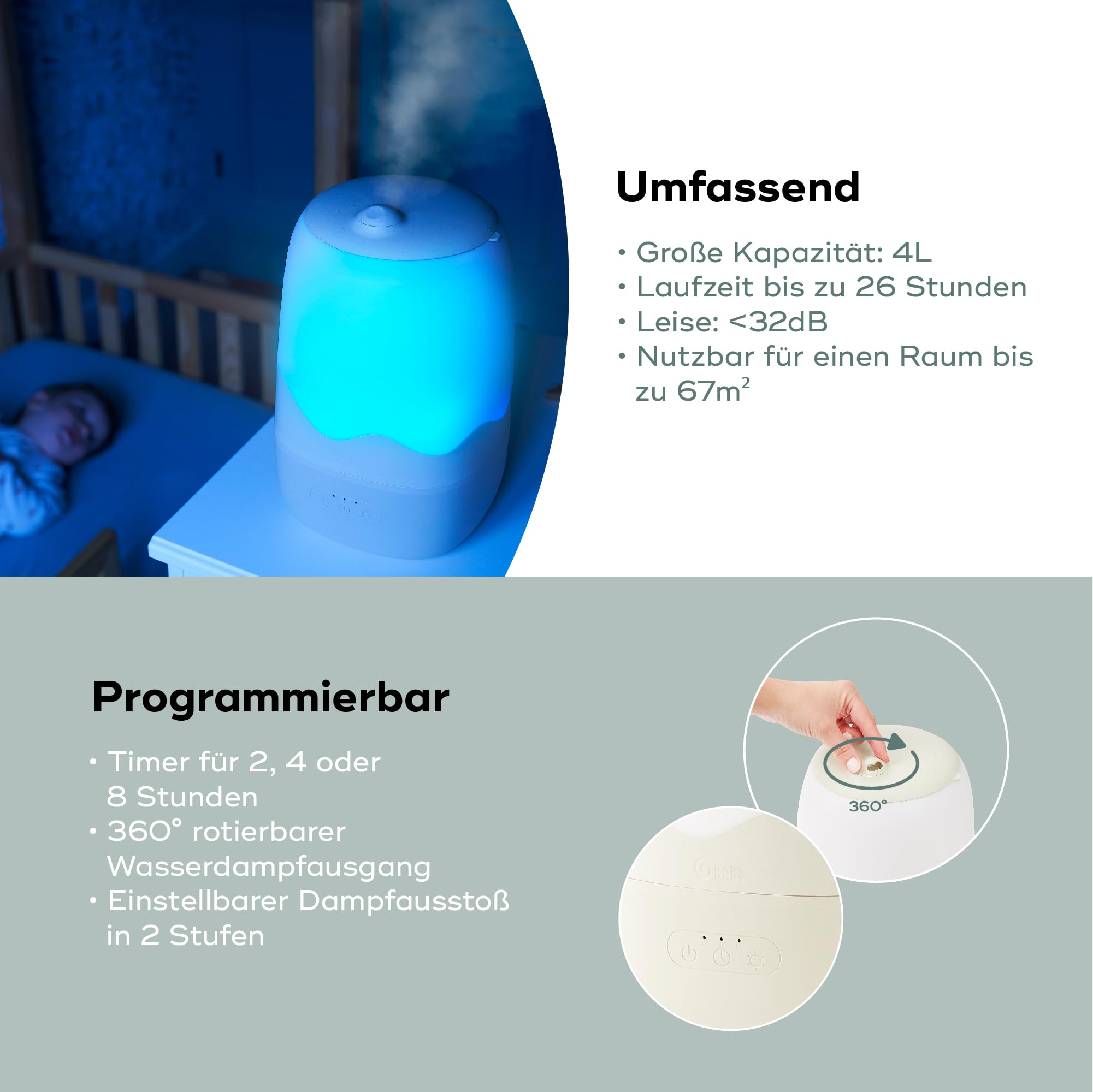 babymoov-wave-ultraschall-luftbefeuchter-mit-kaltem-dampf-4-l-tank-26-h-laufzeit image 4