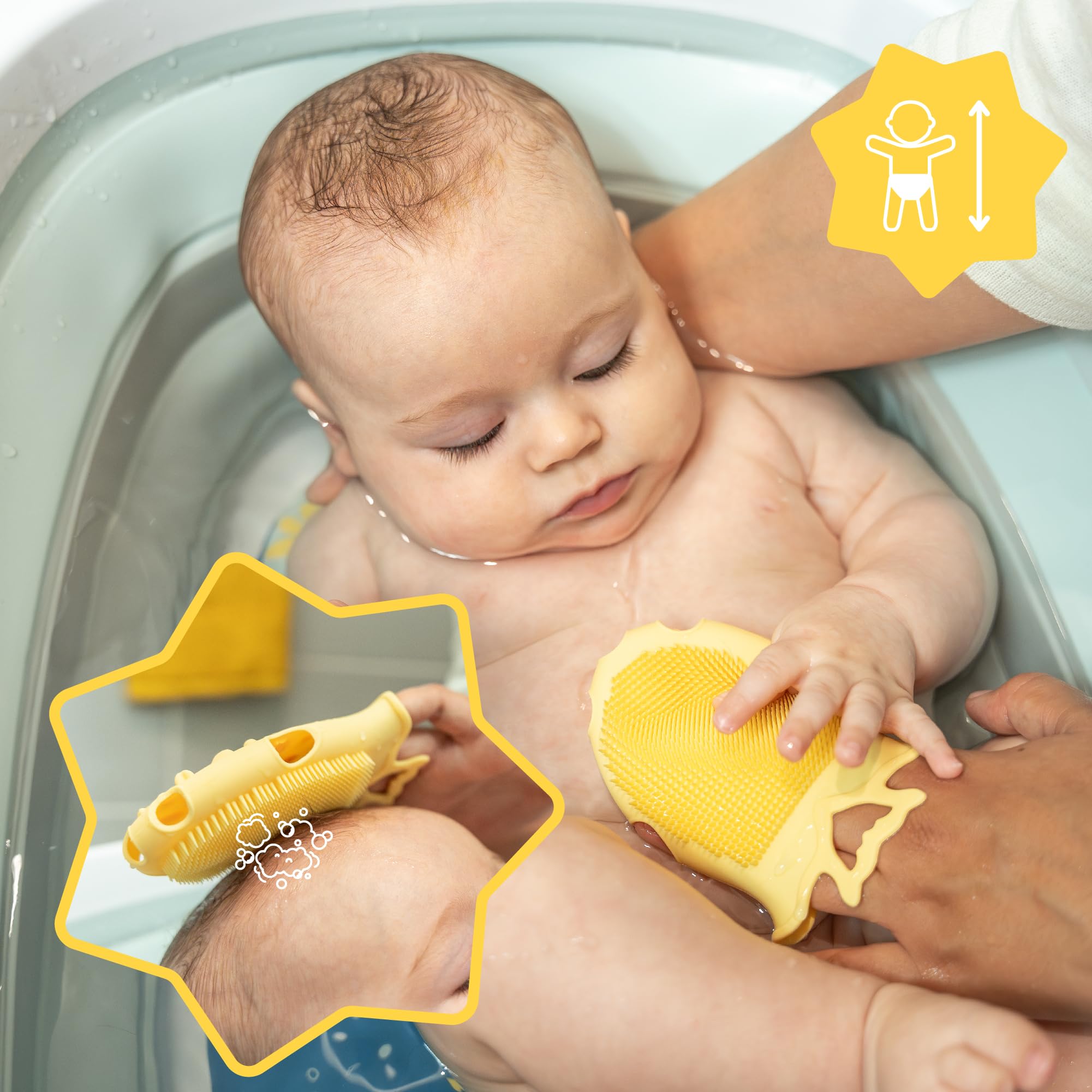 badabulle-massageb-rste-aus-silikon-2-in-1-f-r-milchschorf-babykopfmassage-weich image 3