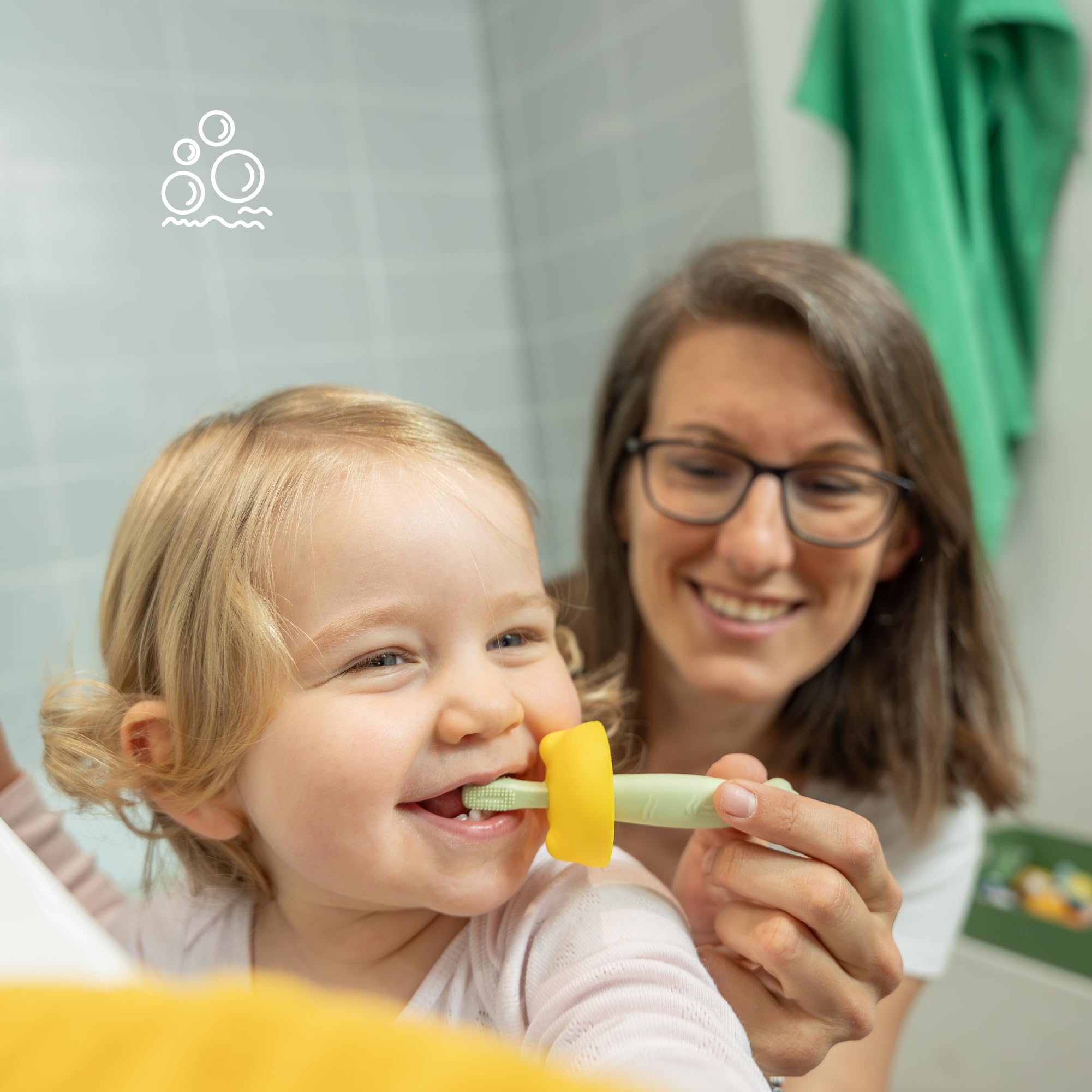 badabulle-mitwachsende-baby-zahnb-rste-aus-silikon-mit-3-austauschbaren-aufs-tze image 2