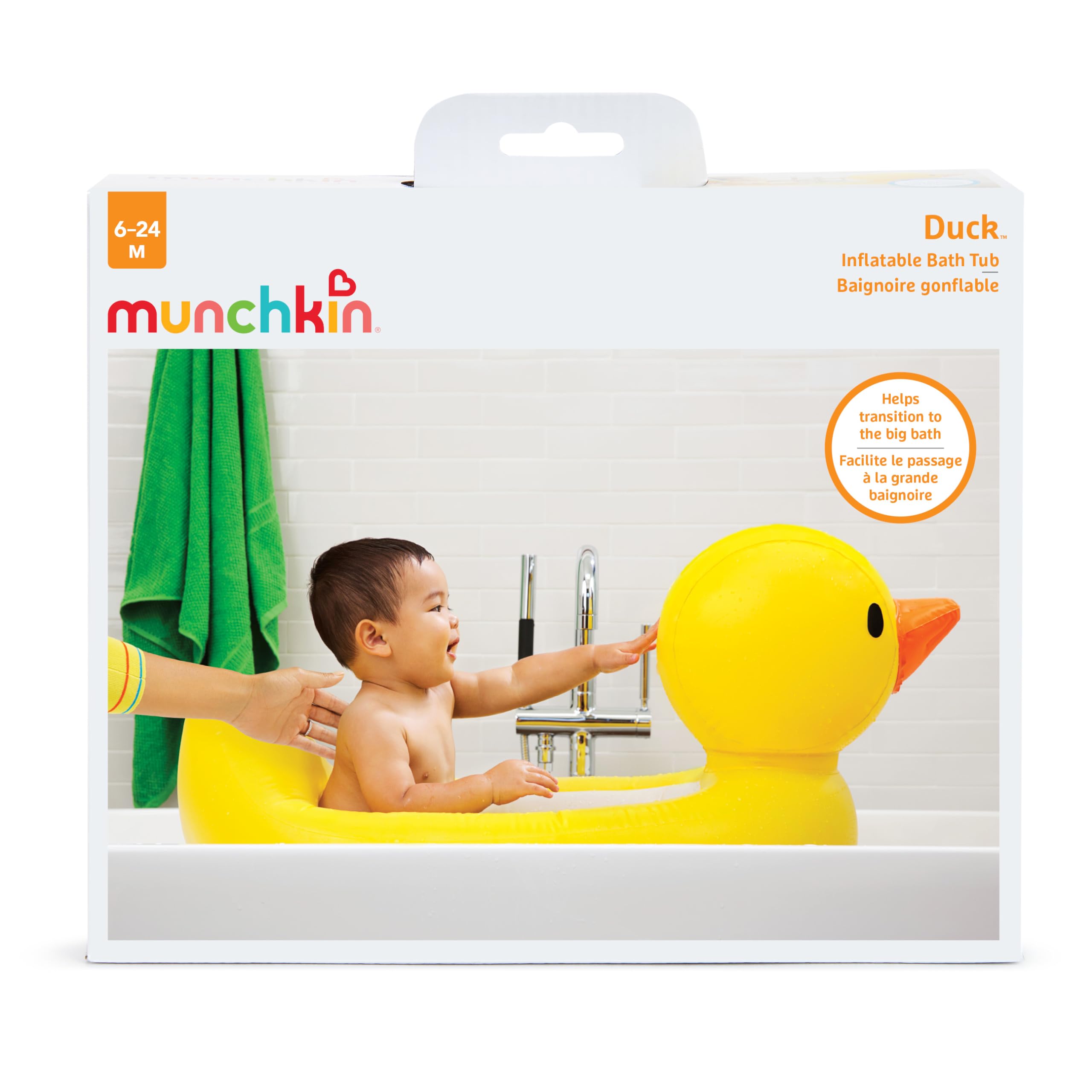 munchkin-white-hot-enten-badewanne-aufblasbare-babybadewanne-6-24-monate-mit-whi image 5