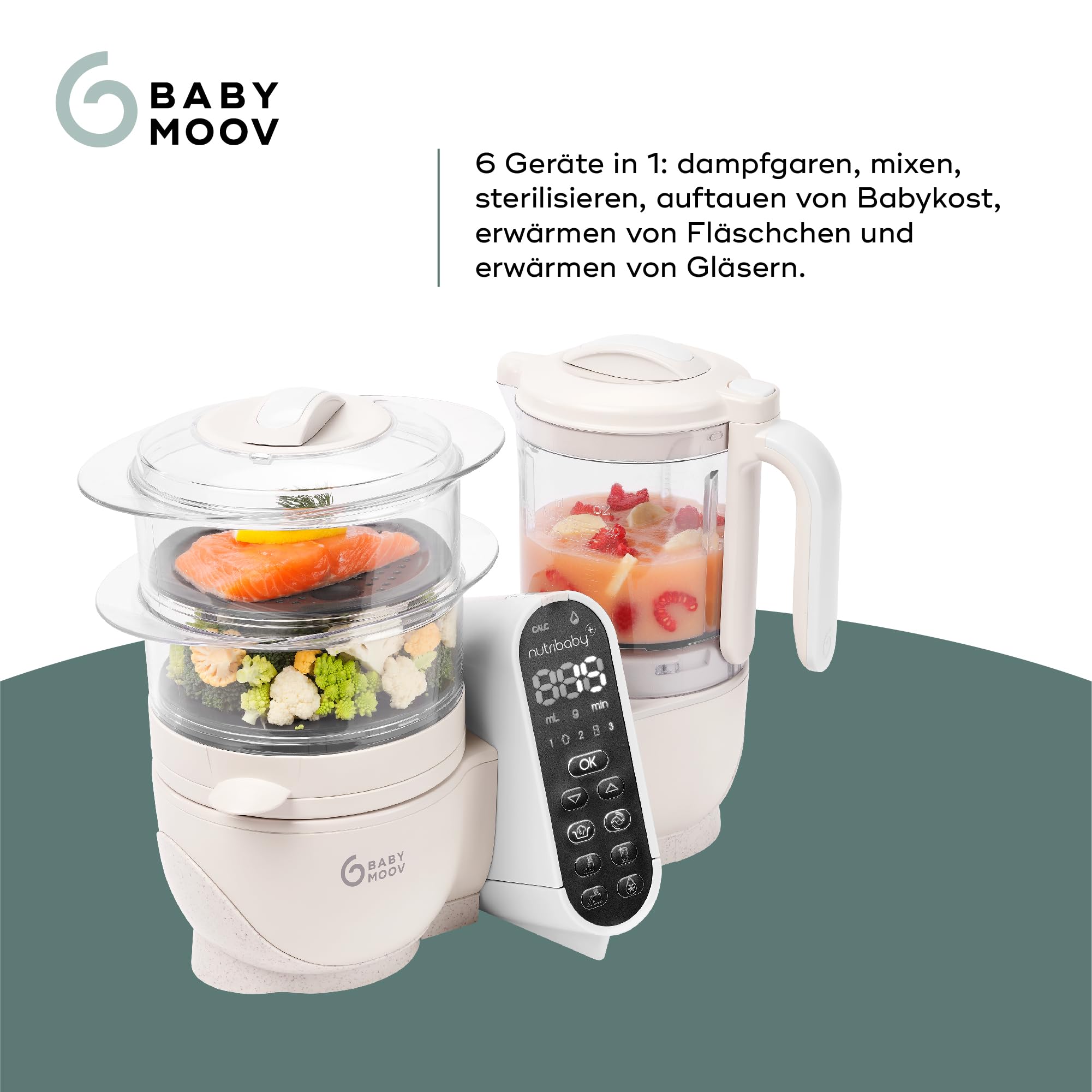 babymoov-nutribaby-plus-mineral-beige-6-in-1-babynahrungszubereiter-2200-ml-damp image 3