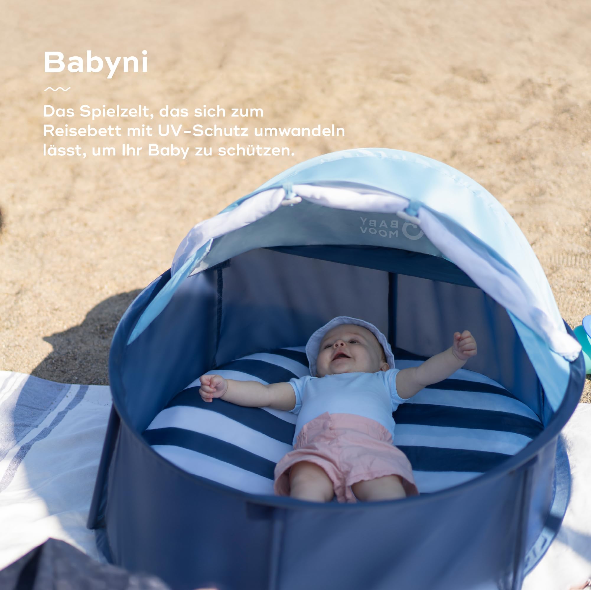 babymoov-babyni-spielzelt-2-in-1-babyzelt-reisebett-mit-uv-schutz-50-moskitonetz image 2