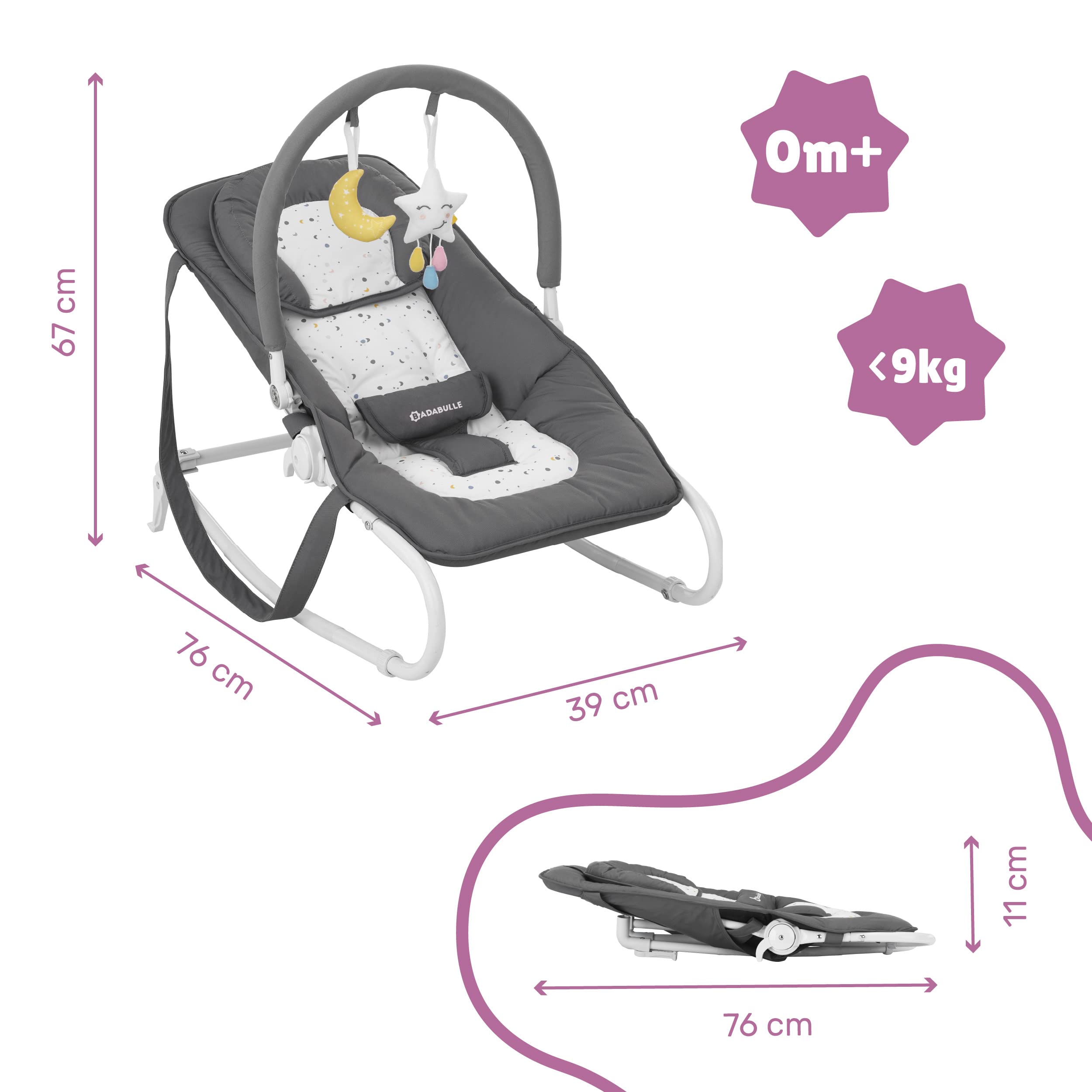badabulle-easy-moonlight-babywippe-babyliegewippe-ab-geburt-mit-kopfst-tze-5-fac image 6