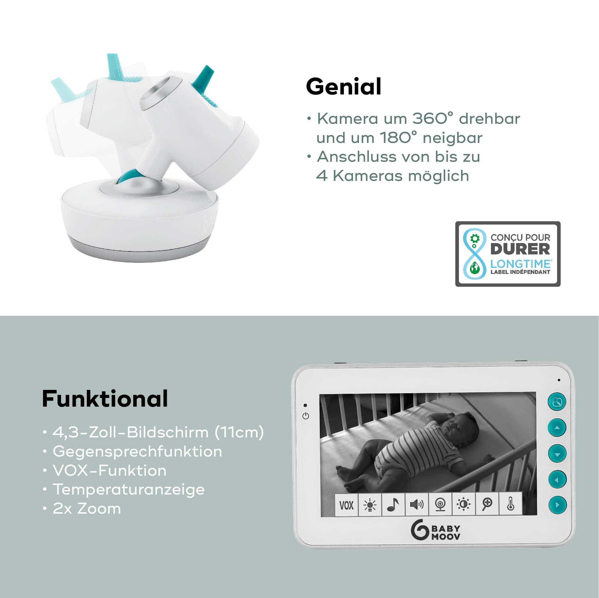 babymoov-yoo-moov-babyphone-360-drehbare-kamera-mit-fernsteuerung-4-3-bildschirm image 4