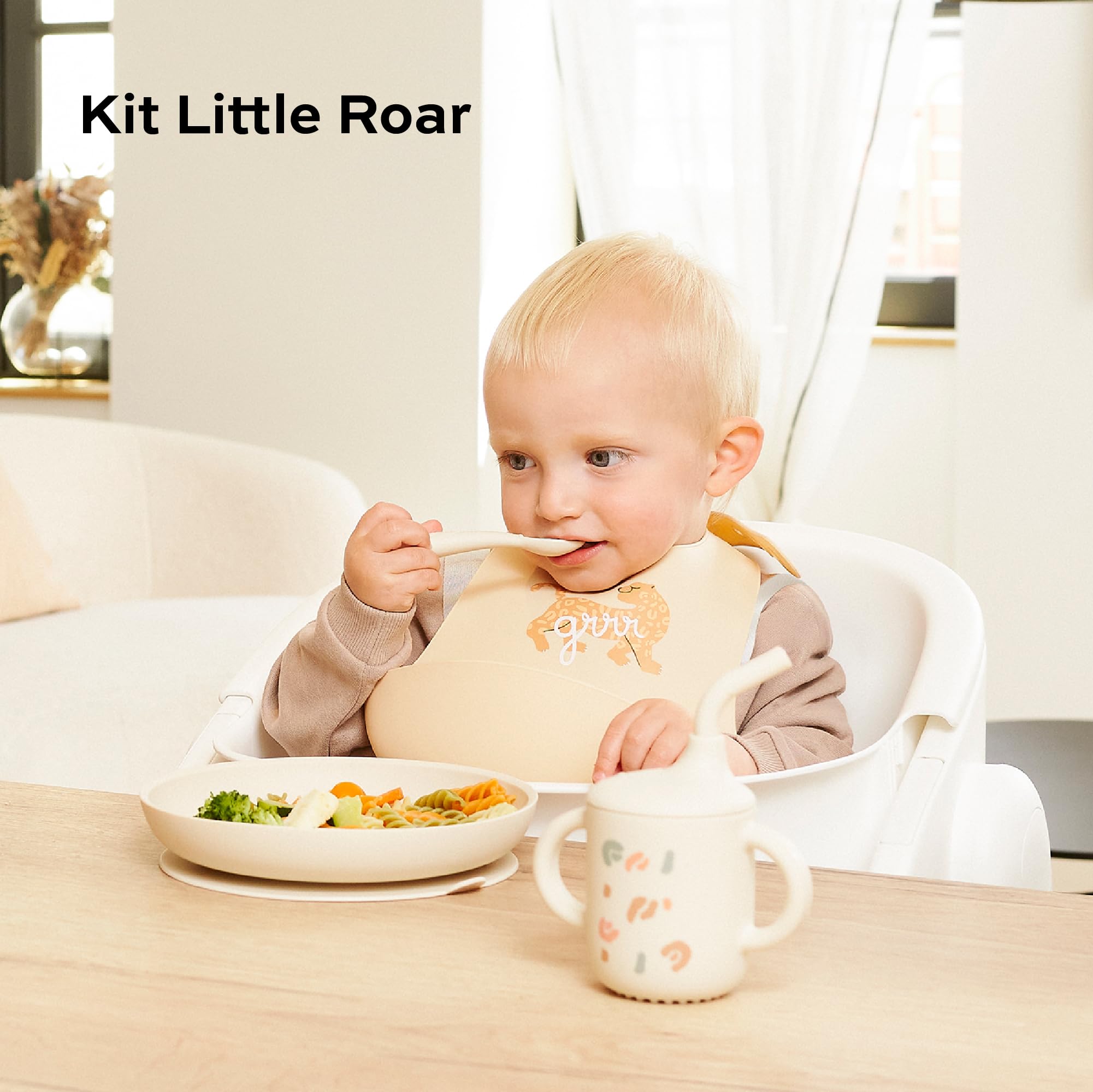 babymoov-little-roar-3er-geschirrset-silikon-ab-9-monaten-bpa-frei image 2