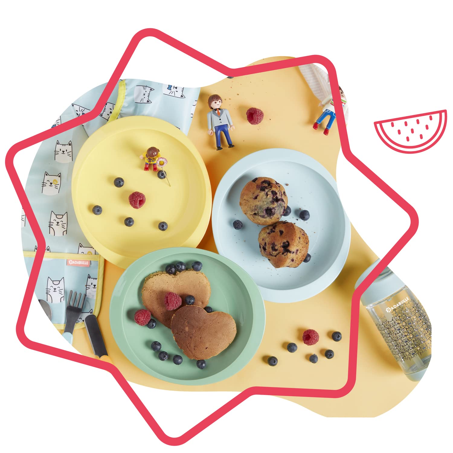 badabulle-baby-teller-mit-saugnapf-3er-set-rutschfeste-esslernteller-mit-erh-hte image 7