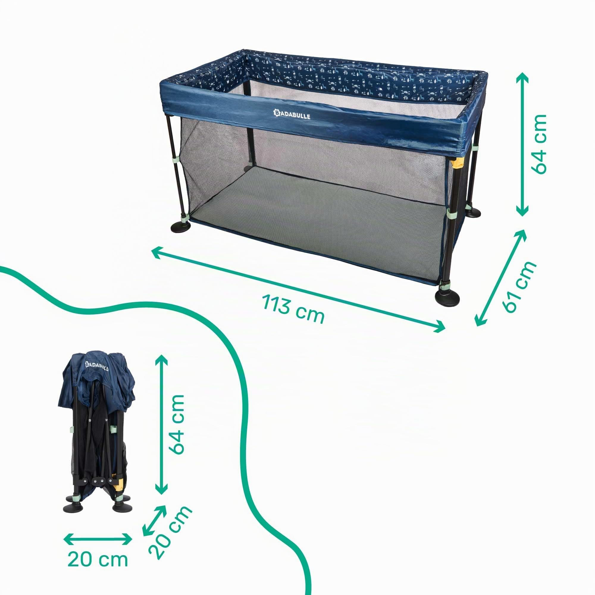 badabulle-easy-clip-baby-reisebett-mit-matratze-kompakt-ziehharmonika-faltsystem image 6