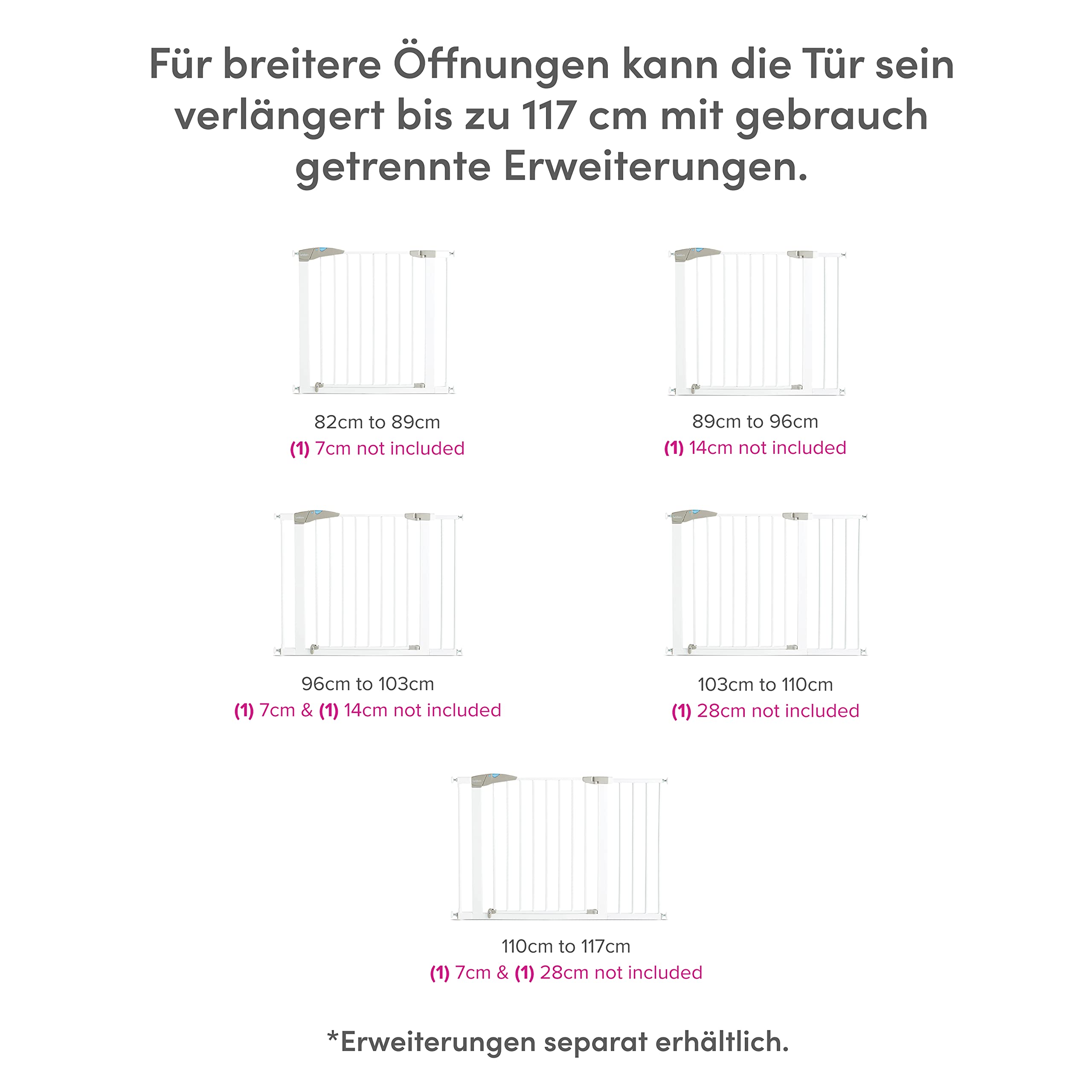 lindam-by-munchkin-sure-shut-axis-schutzgitter-druckbefestigungs-t-r-und-treppen image 6