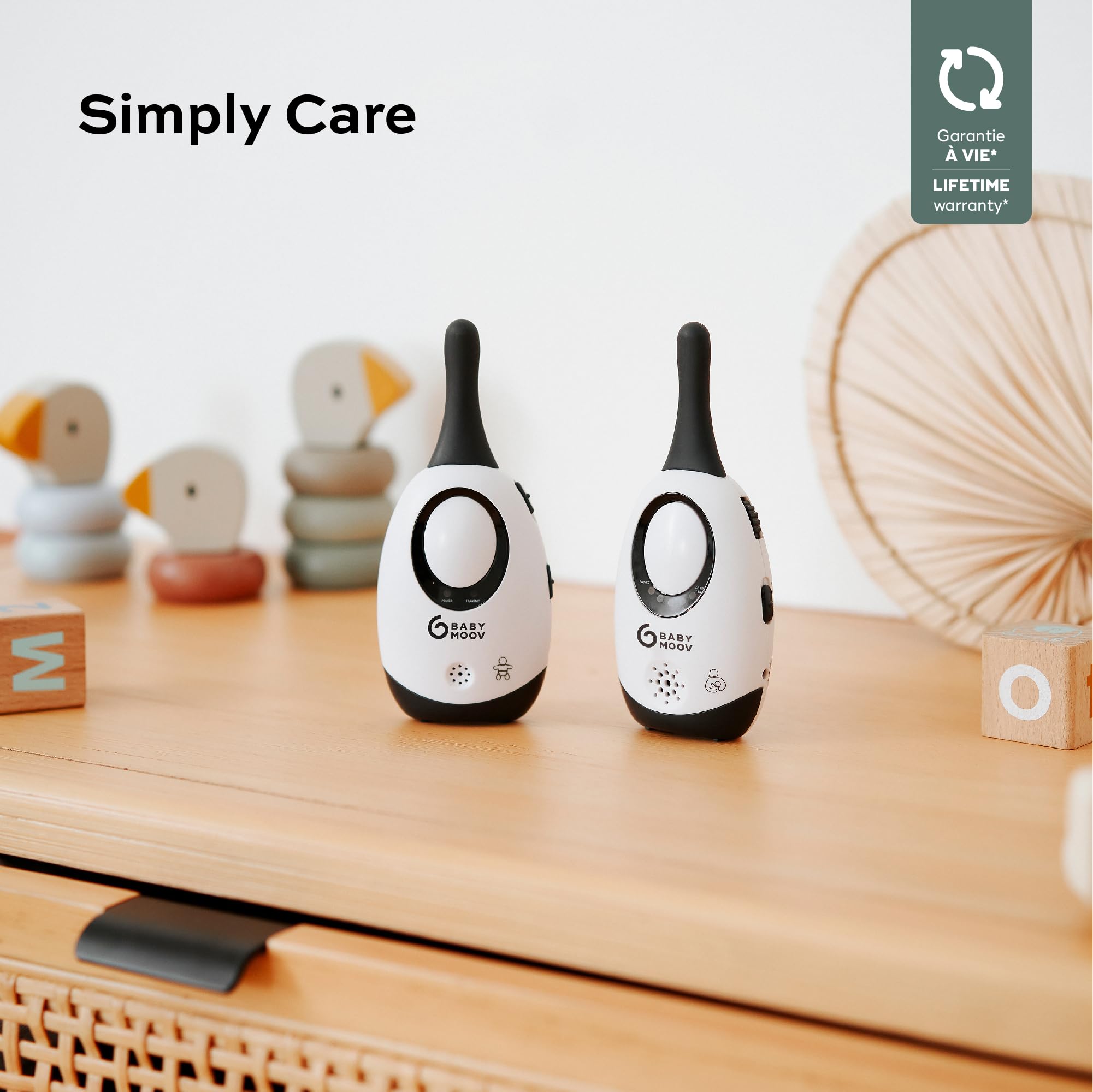 babymoov-babyphone-simply-care-analoges-audio-babyphone-strahlungsarm-300-m-reic image 2
