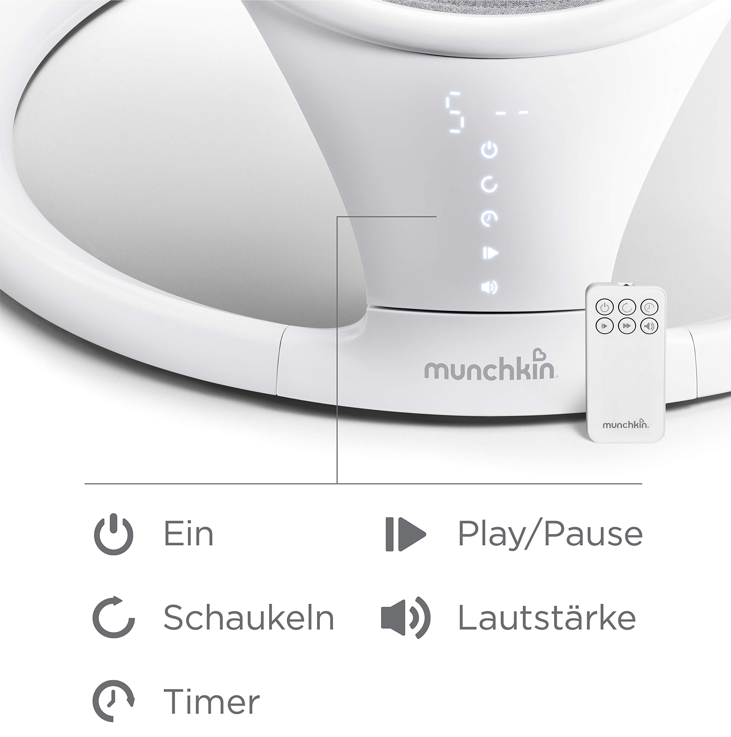 munchkin-elektrische-babyschaukel-mit-bluetooth-babywippe-mit-5-bewegungsstufen- image 7
