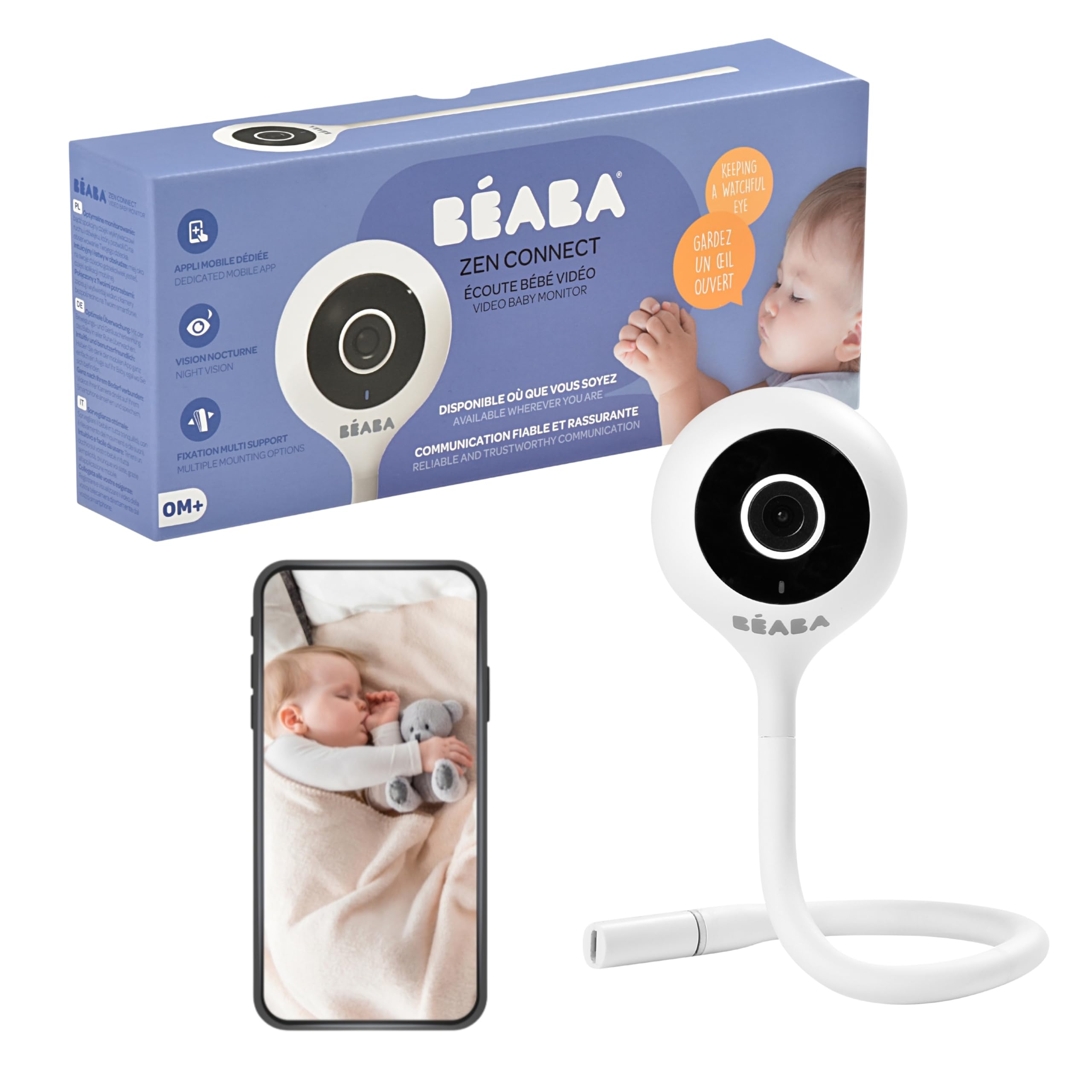 b-aba-zen-connect-babyphone-mit-kamera-wlan-full-hd-nachtsicht-und-bewegungs-ger image 1