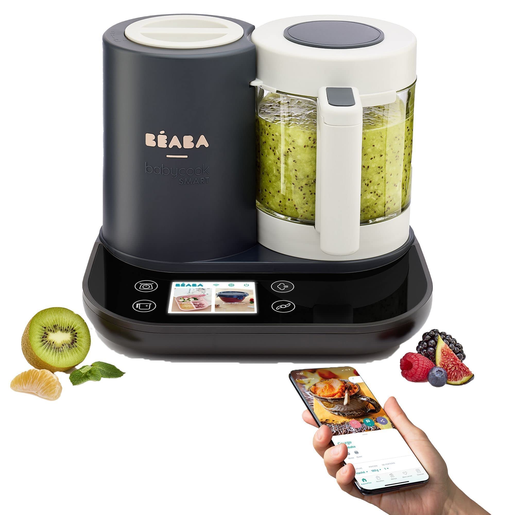 b-aba-babycook-smart-vernetzter-babynahrungszubereiter-mit-integrierter-waage-gl image 2