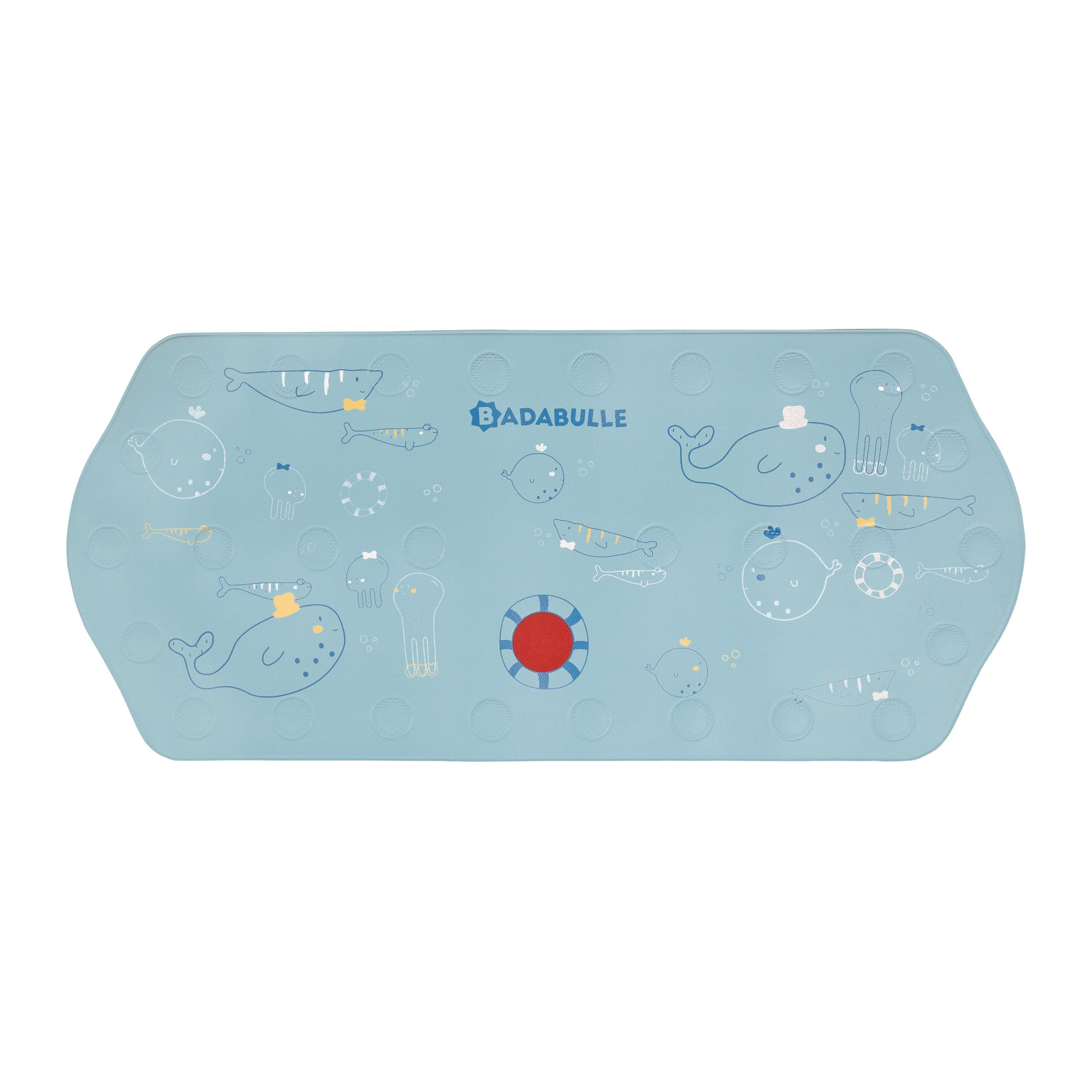 badabulle-xxl-badematte-meerestiere-91-x-40-cm-badewannenmatte-mit-temperatursen image 1