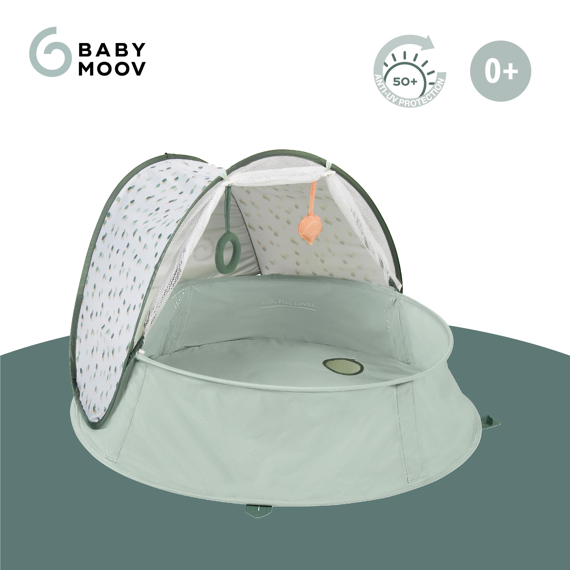 babymoov-aquani-provence-3-in-1-strandmuschel-strandzelt-planschbecken-und-reise image 3