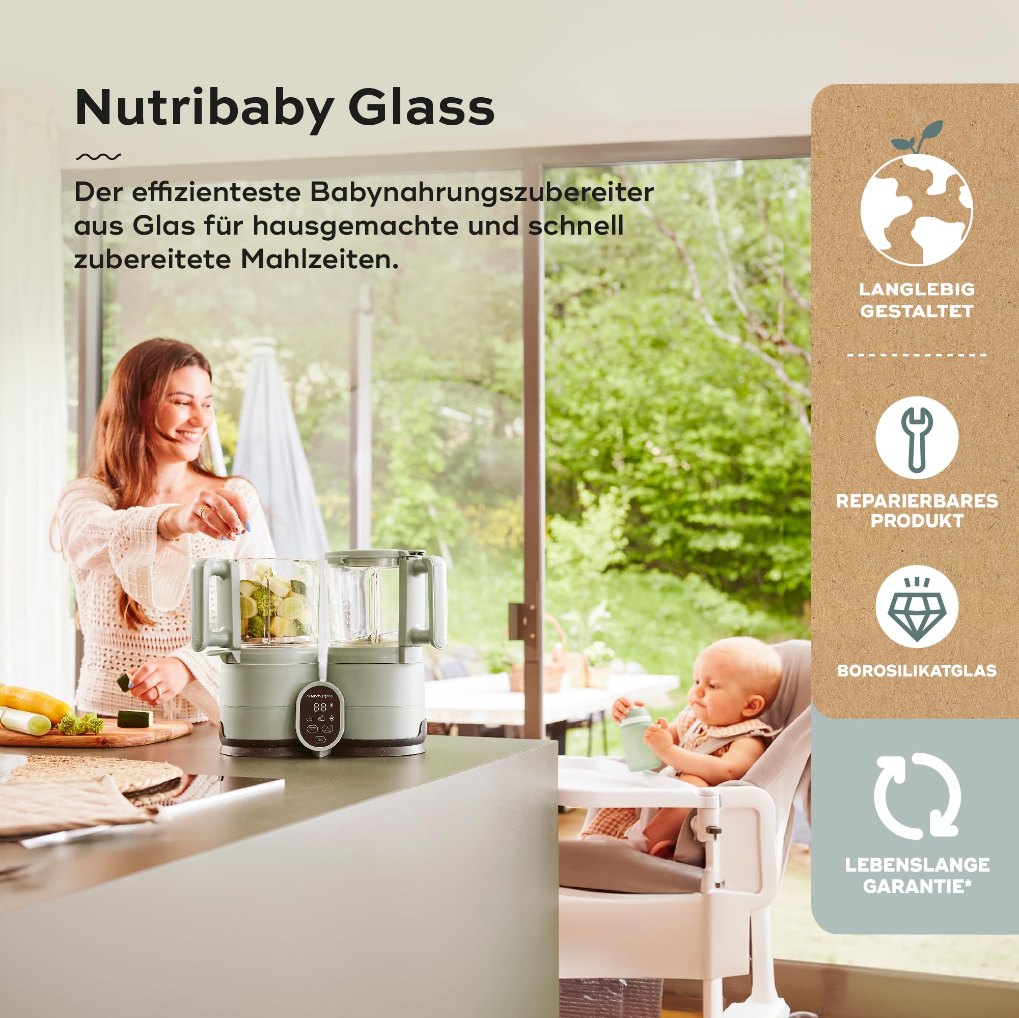 babymoov-nutribaby-glass-green-celadon-babynahrungszubereiter-4-in-1-dampfgarer- image 2
