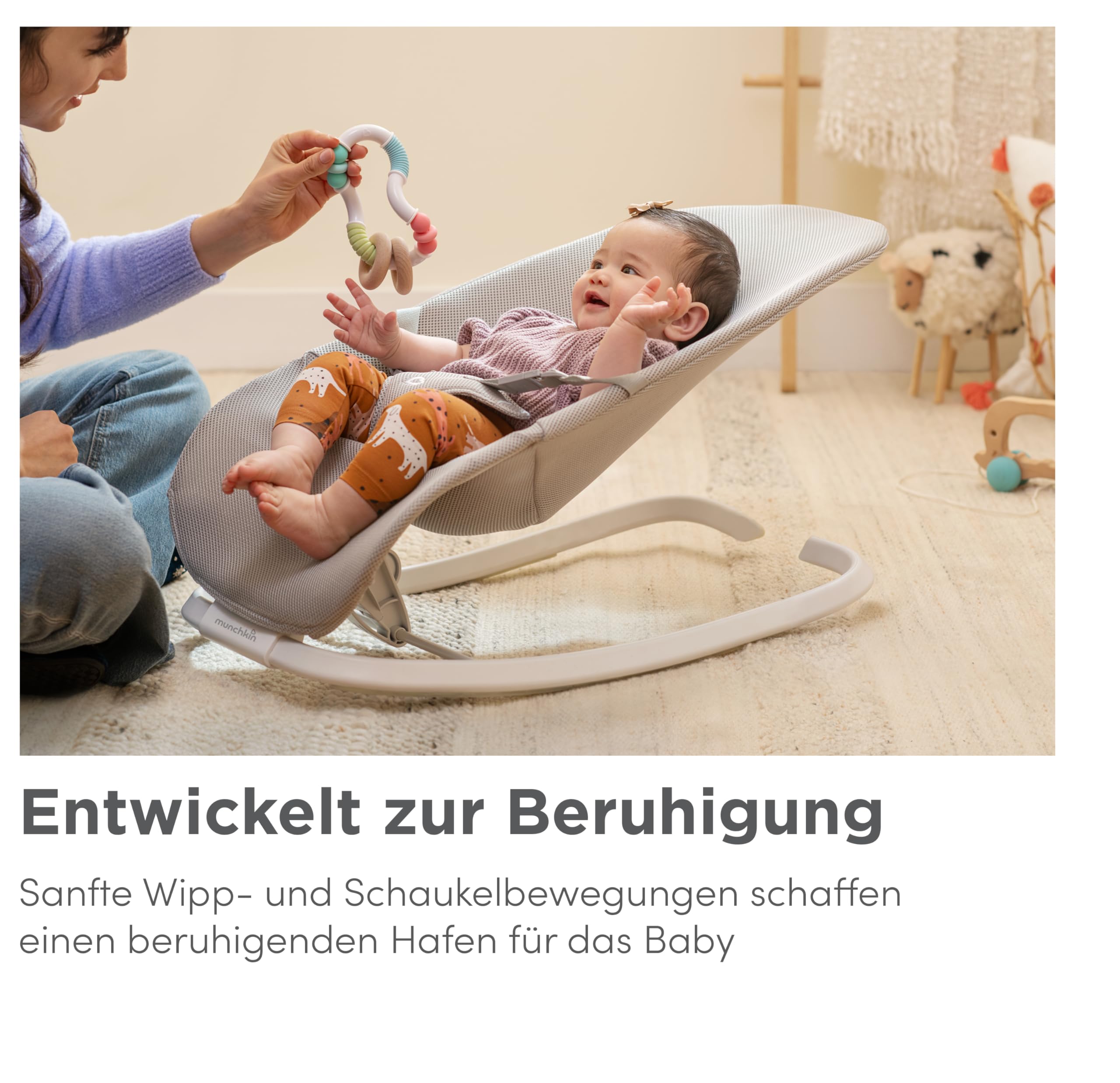 munchkin-2-in-1-feder-baby-wippe-schaukel-bouncer-und-schaukelstuhl-ab-geburt-gr image 3
