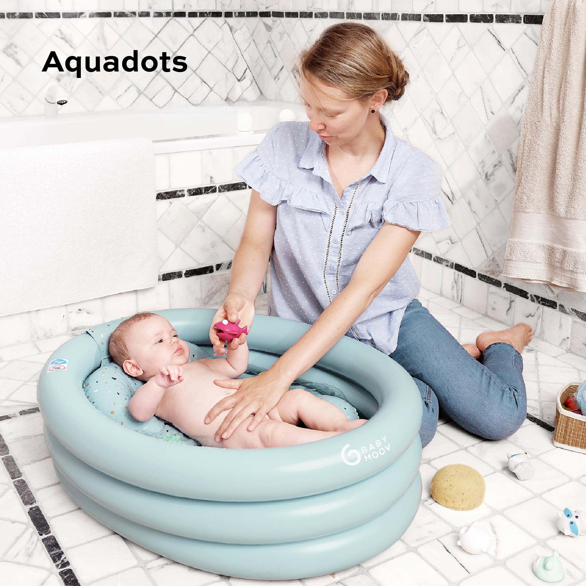 babymoov-aquadots-aufblasbare-babybadewanne-2-in-1-badewanne-amp-planschbecken-6 image 2