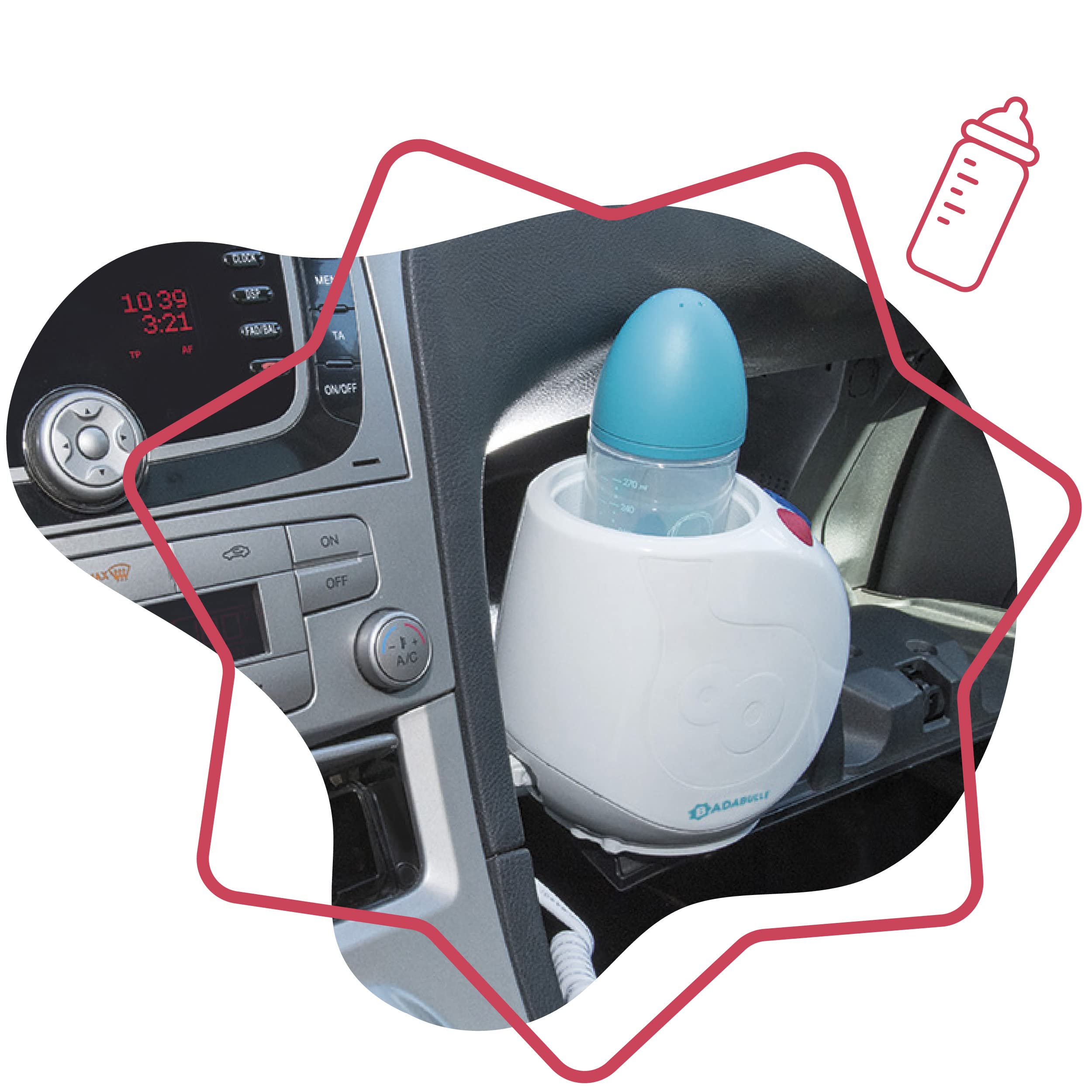 badabulle-easy-plus-heim-auto-flaschenw-rmer-babykostw-rmer-mit-dosierer-erw-rmt image 2