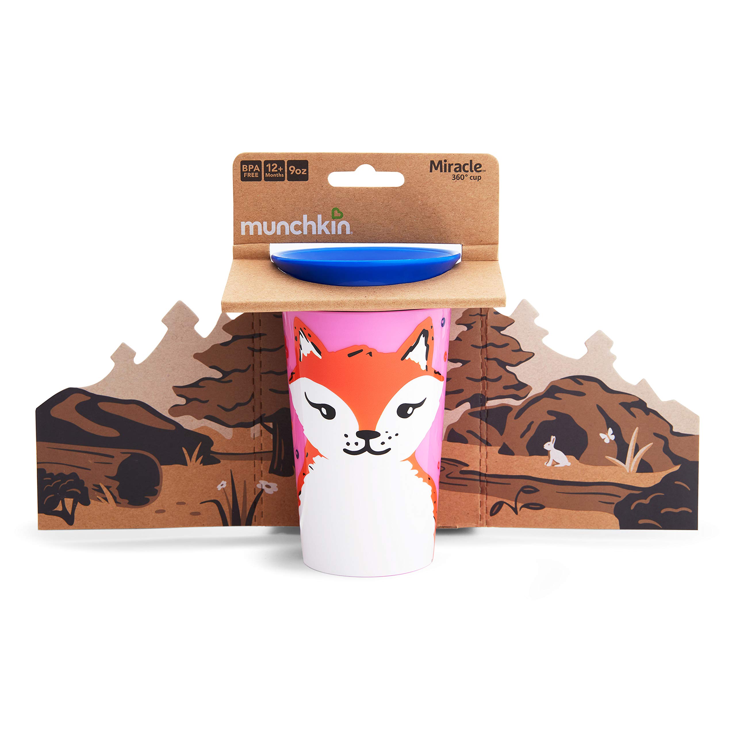 munchkin-wonder-360-wildlove-trinkbecher-266-ml-360-grad-trinkrand-auslaufsicher image 7