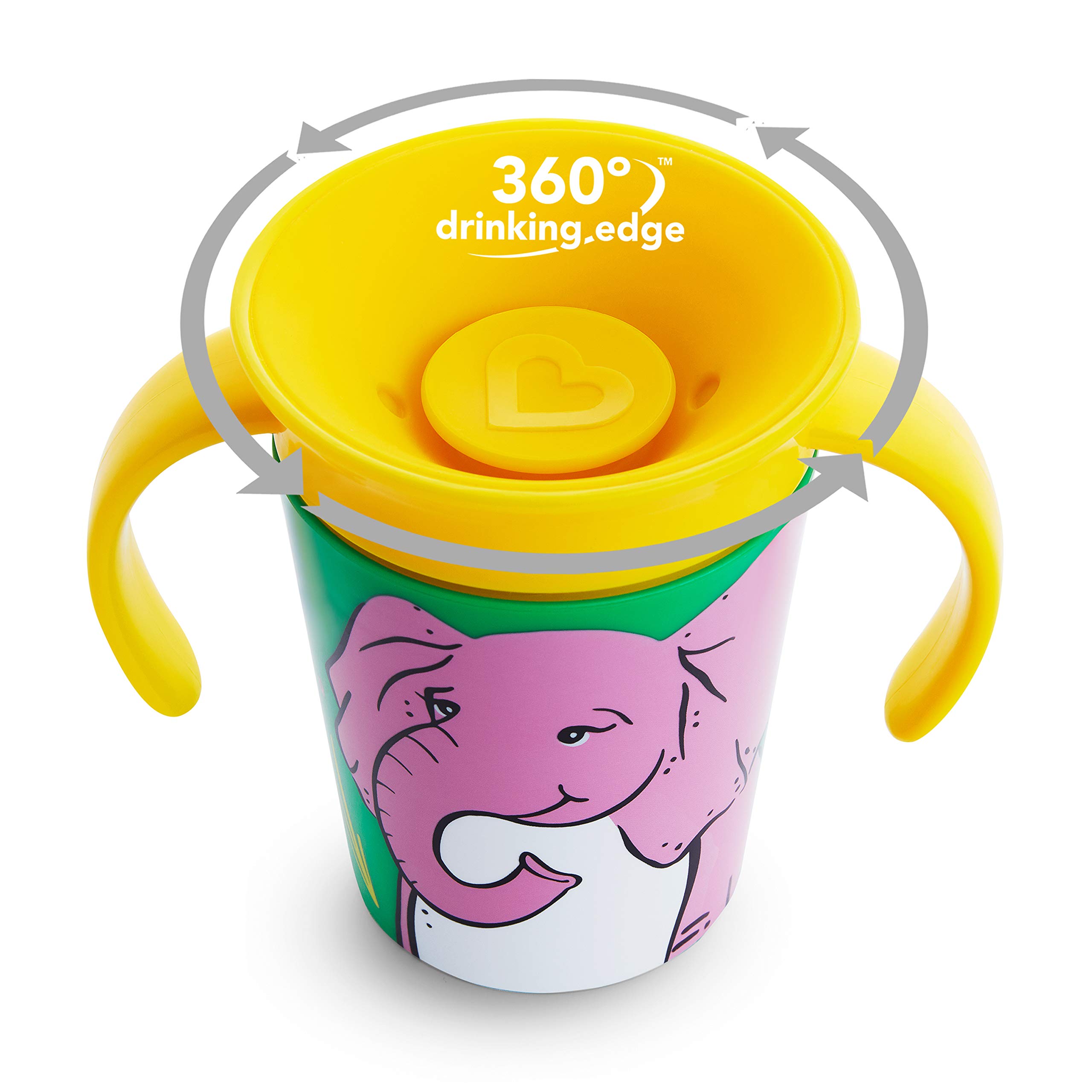 munchkin-miracle-360-wildlove-trinklernbecher-schnabelloser-kinderbecher-mit-tie image 2