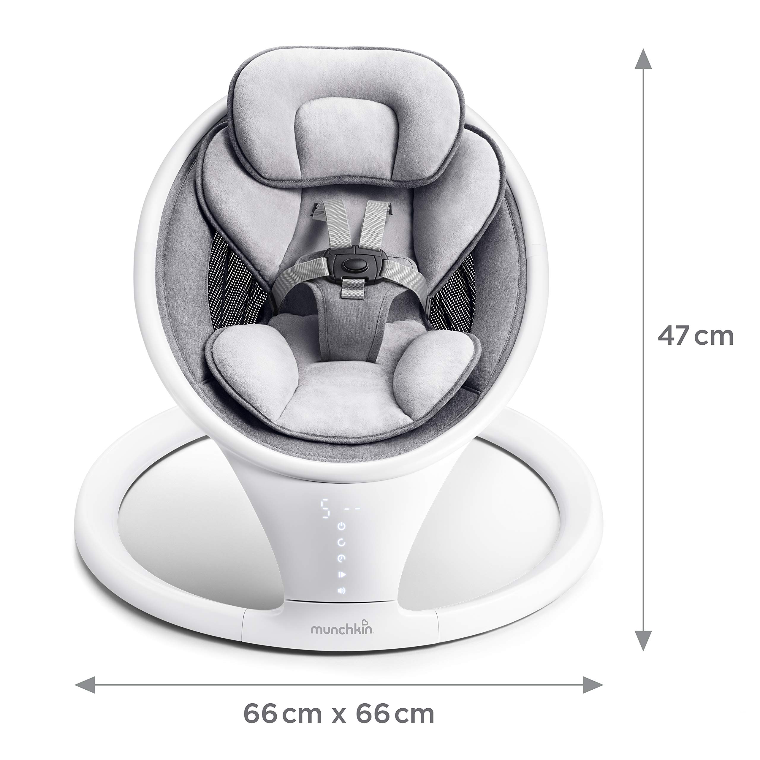 munchkin-elektrische-babyschaukel-mit-bluetooth-babywippe-mit-5-bewegungsstufen- image 6