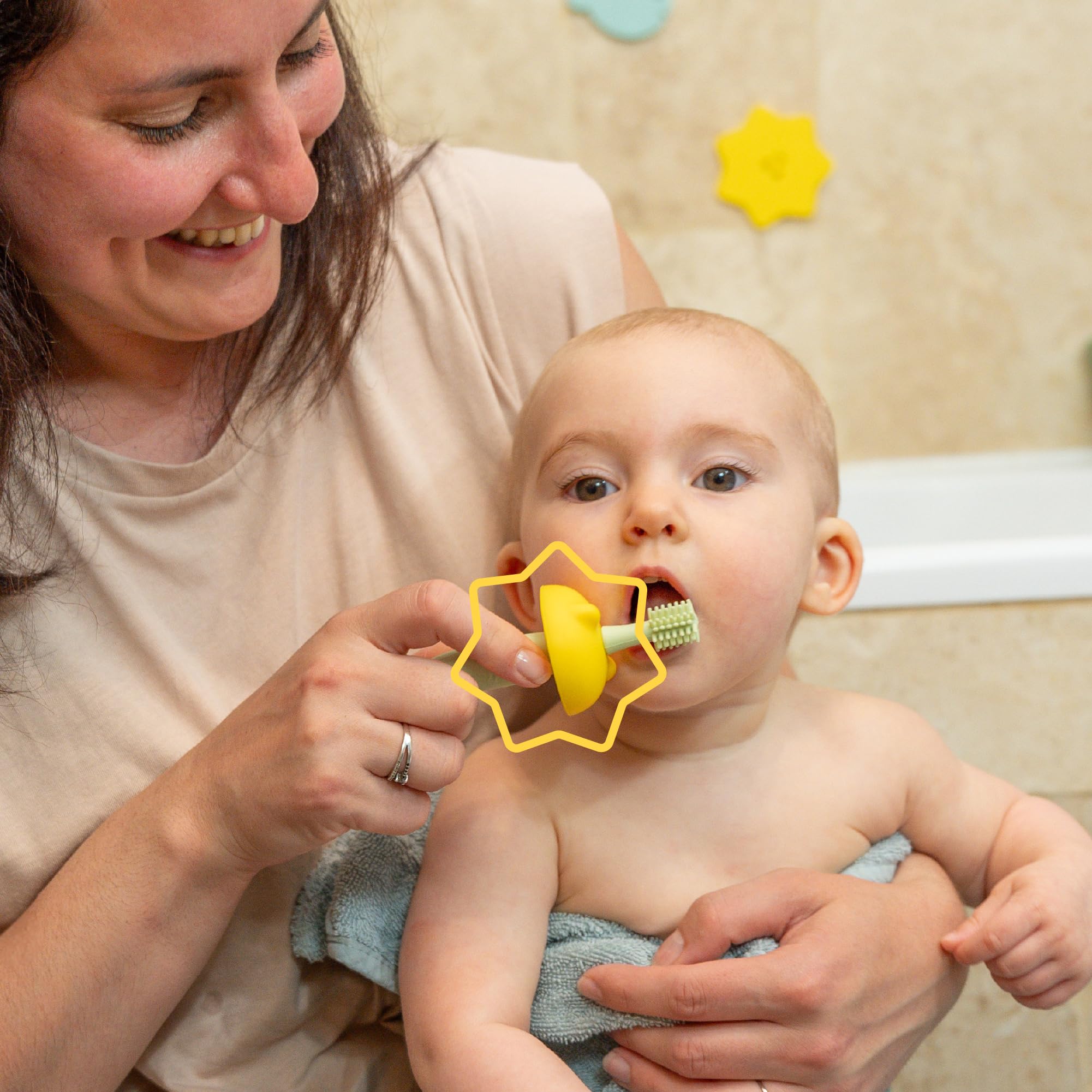 badabulle-mitwachsende-baby-zahnb-rste-aus-silikon-mit-3-austauschbaren-aufs-tze image 6