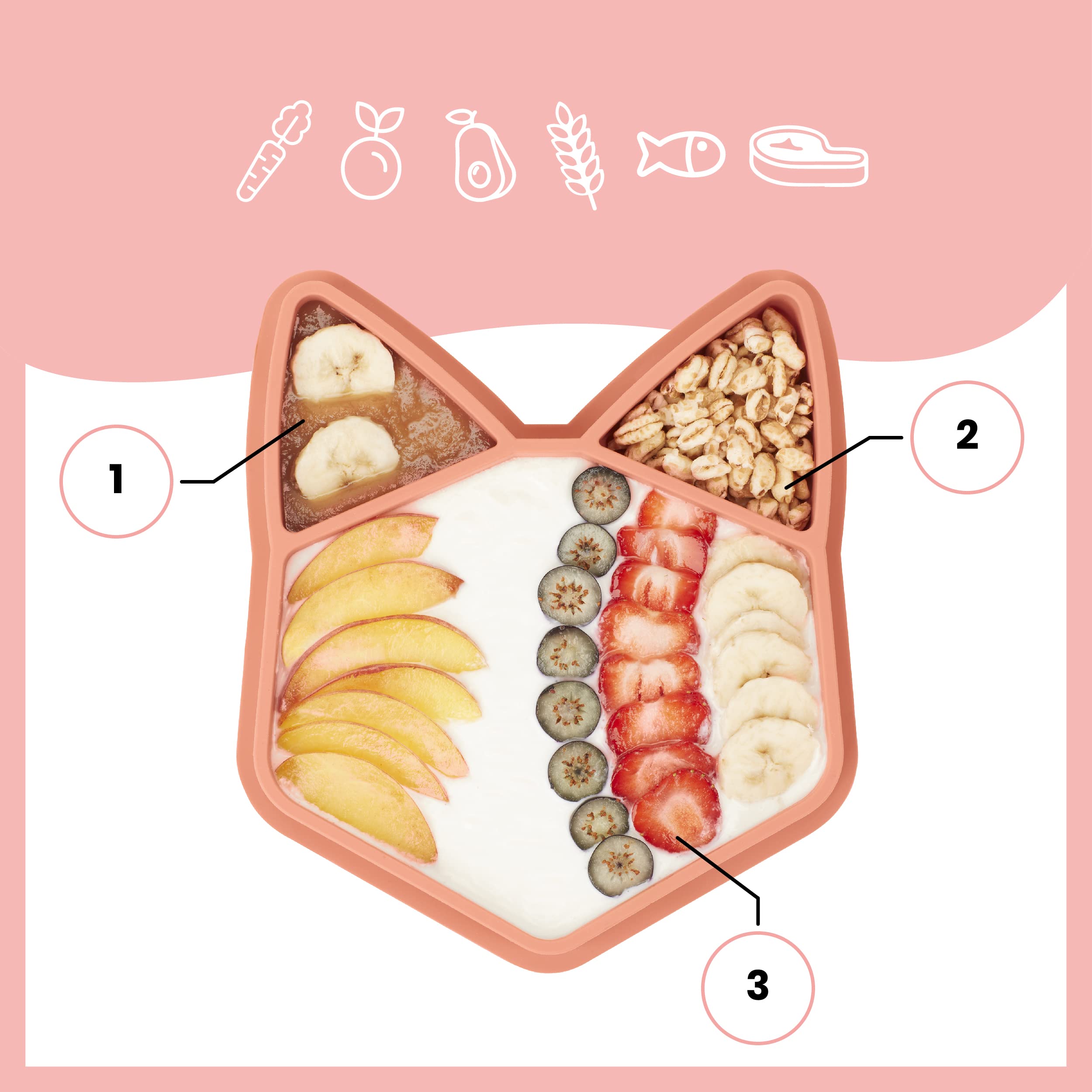 babymoov-esslernteller-isy-plate-fox-geteilter-silikon-lernteller-mit-3-f-chern- image 3
