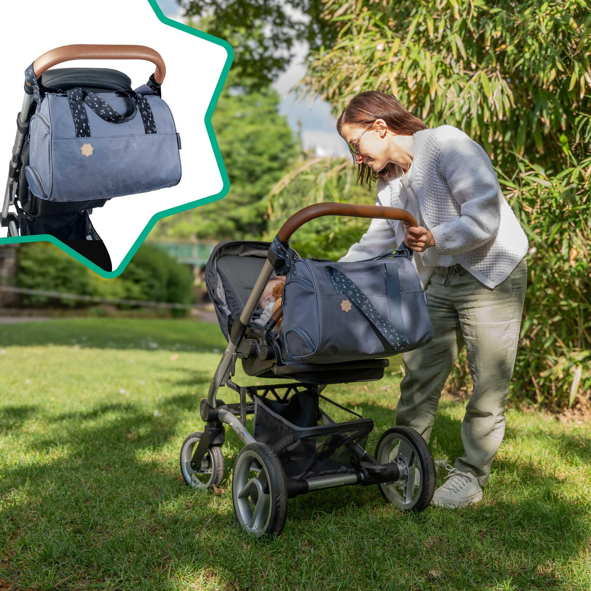 badabulle-wickeltasche-pocketstyle-kinderwagentasche-mit-wickelzubeh-r-gro-es-fa image 6