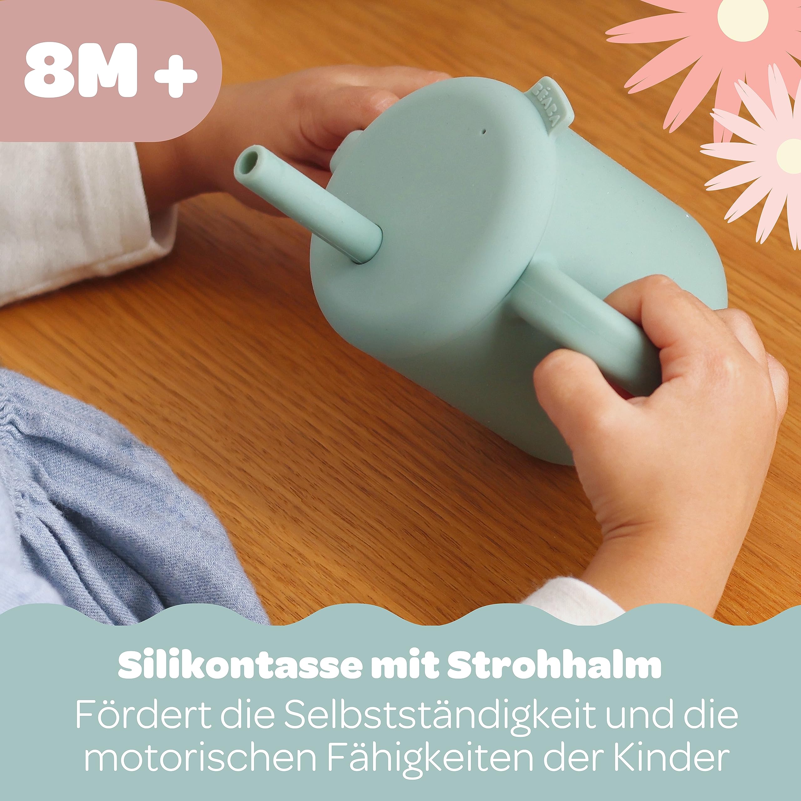 b-aba-silikon-strohhalmbecher-170-ml-lernbecher-mit-zwei-henkeln-abnehmbarem-str image 4